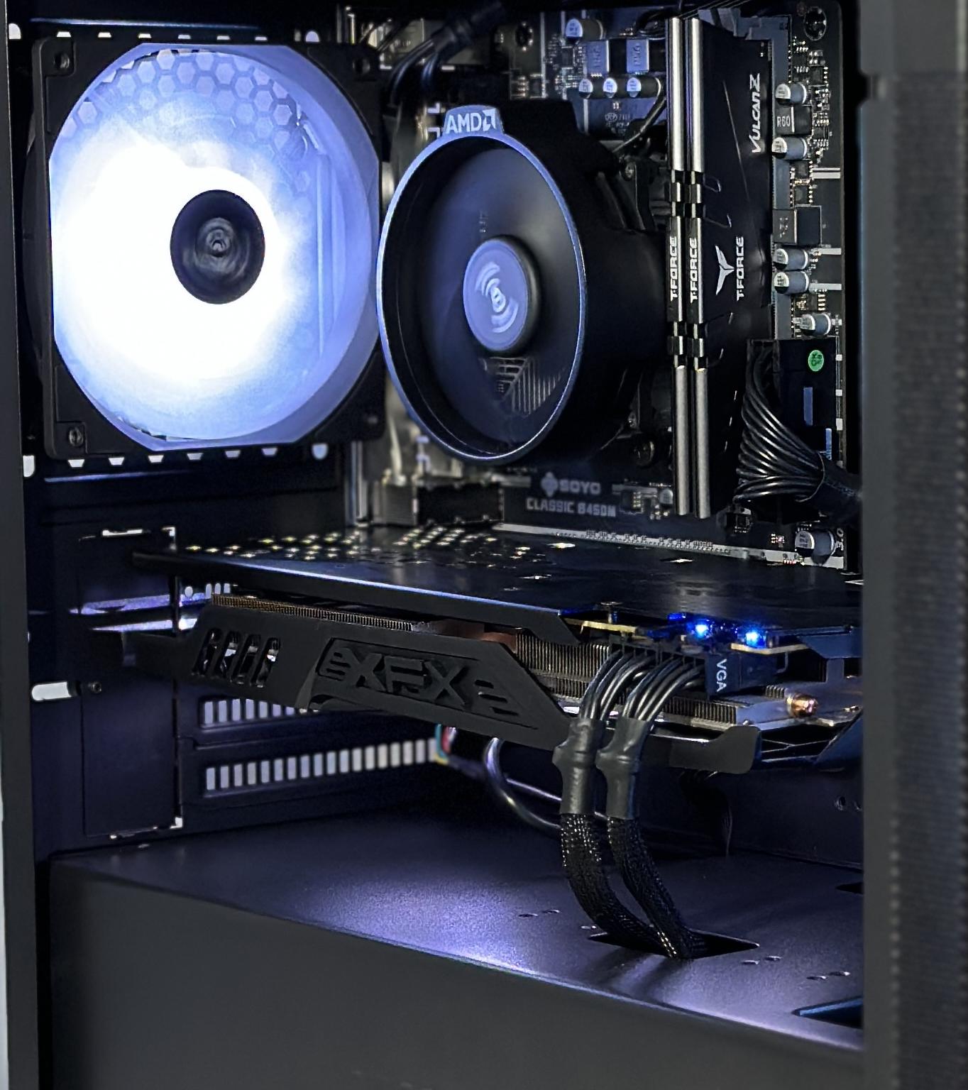 RX 580 8GB | AMD Ryzen 5 2600X | 16GB RAM | 500GB SSD | Custom