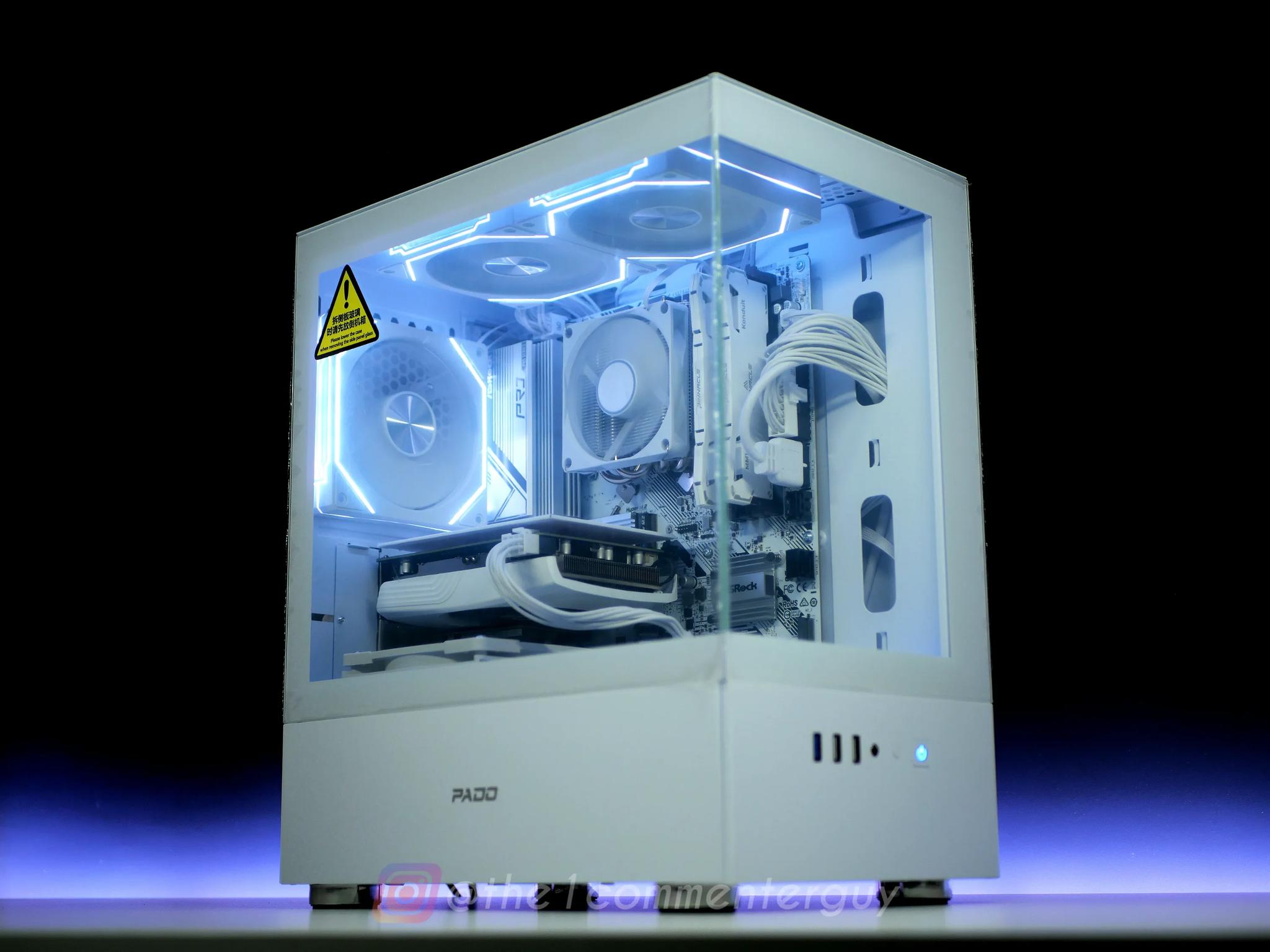 🧊|RTX 4060, Ryzen 5 3600 White gaming PC