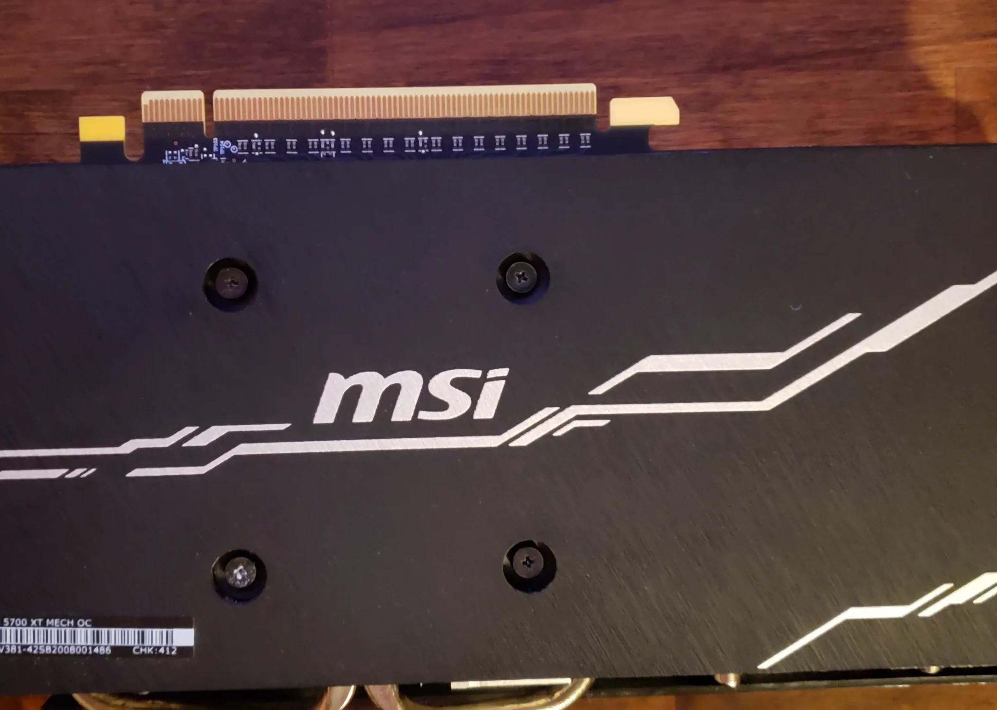 MSi RX 5700 XT MECH OC