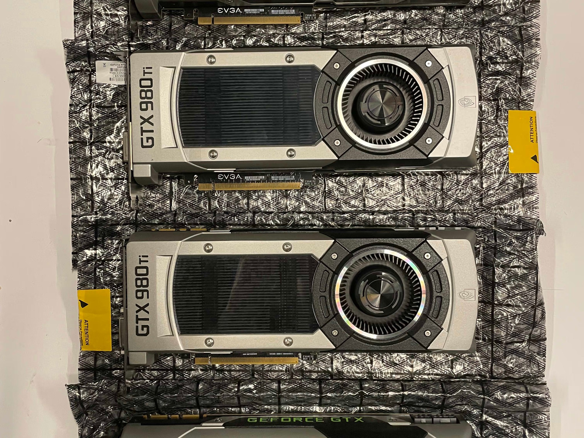 EVGA Geforce GTX 980Ti 6GB GDDR5, Blower, 4qty