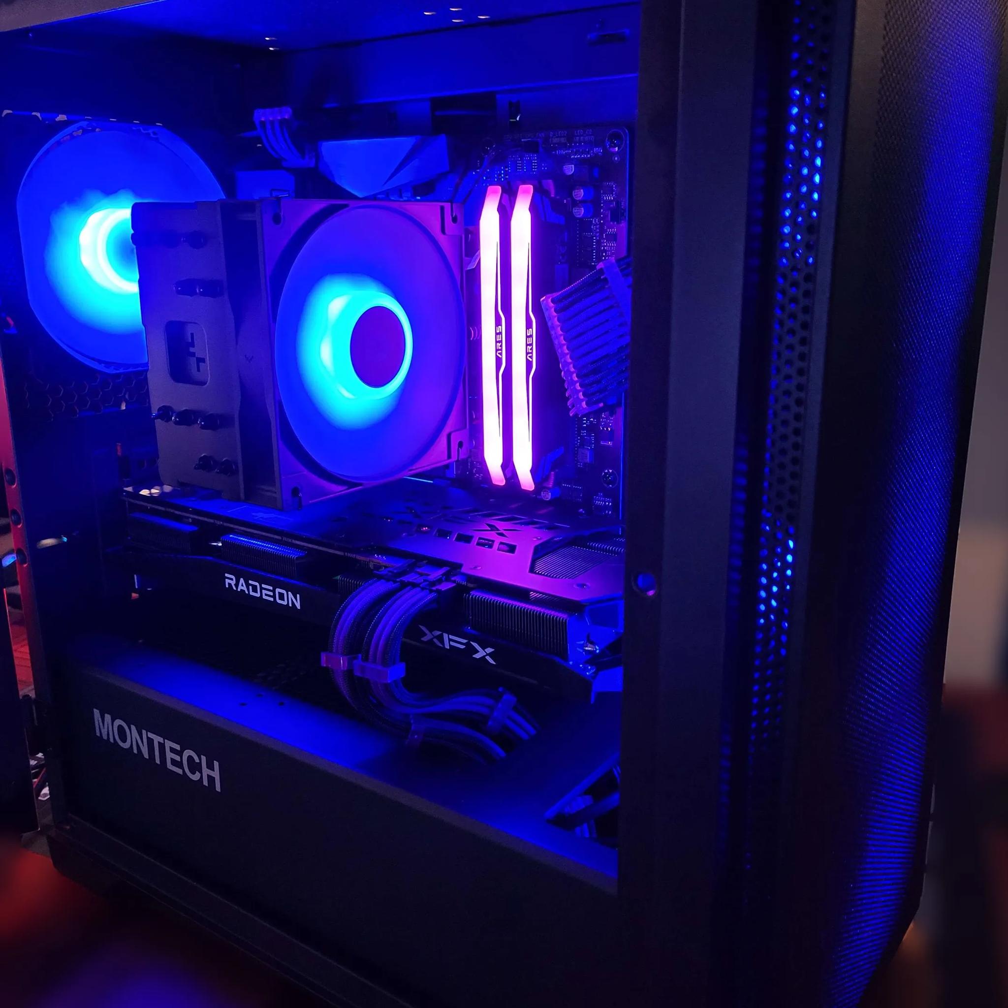 Price Drop! Great 1440P gaming PC. 5600X3D/ 6700XT 12GB/ 1TB SSD/ 32GB RAM / Wifi+BT/ WIN10 Pro