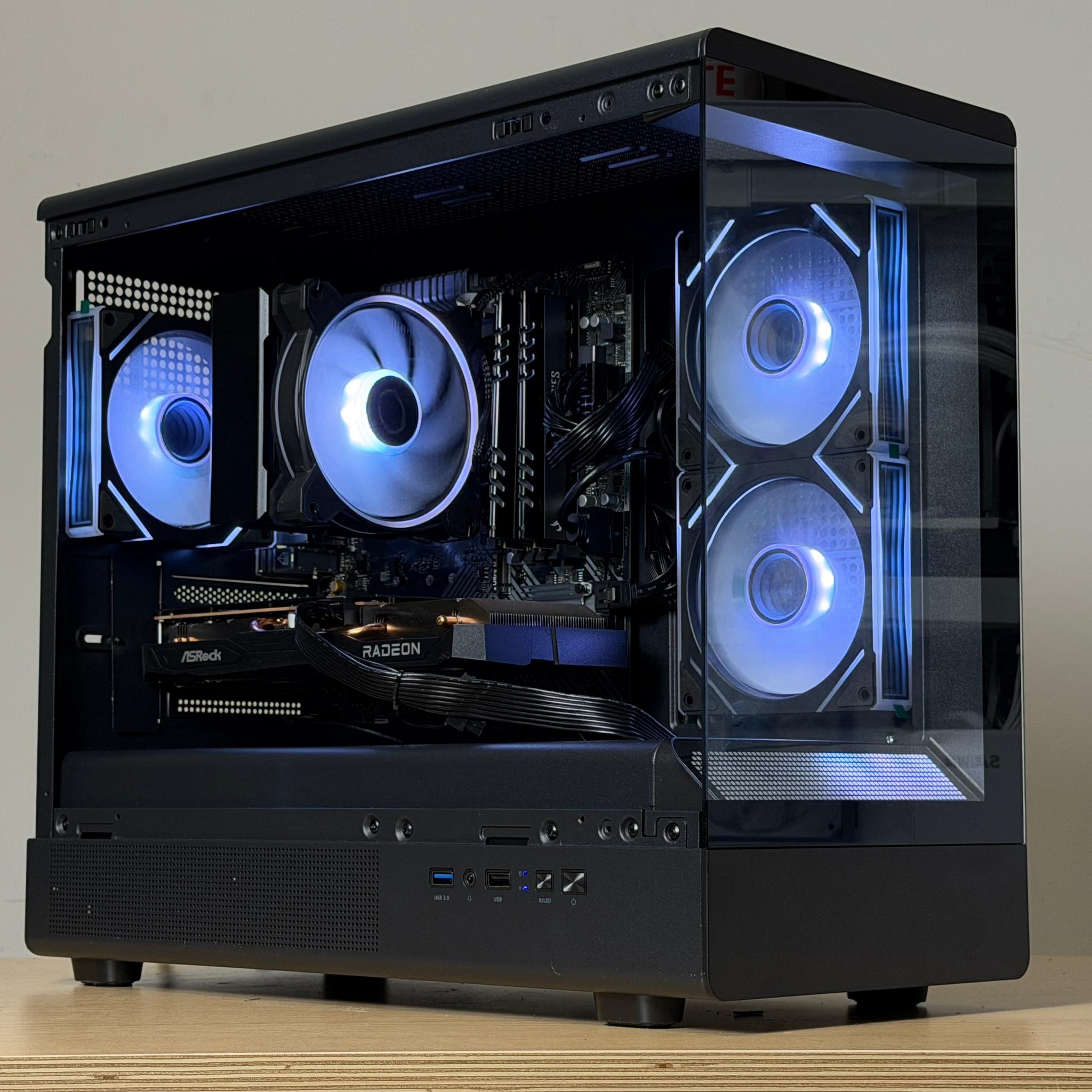 ⚫️ AMD RYZEN 5 RGB GAMING PC ⚫️ | RX 6600 | 1TB SSD STORAGE | 16GB RAM