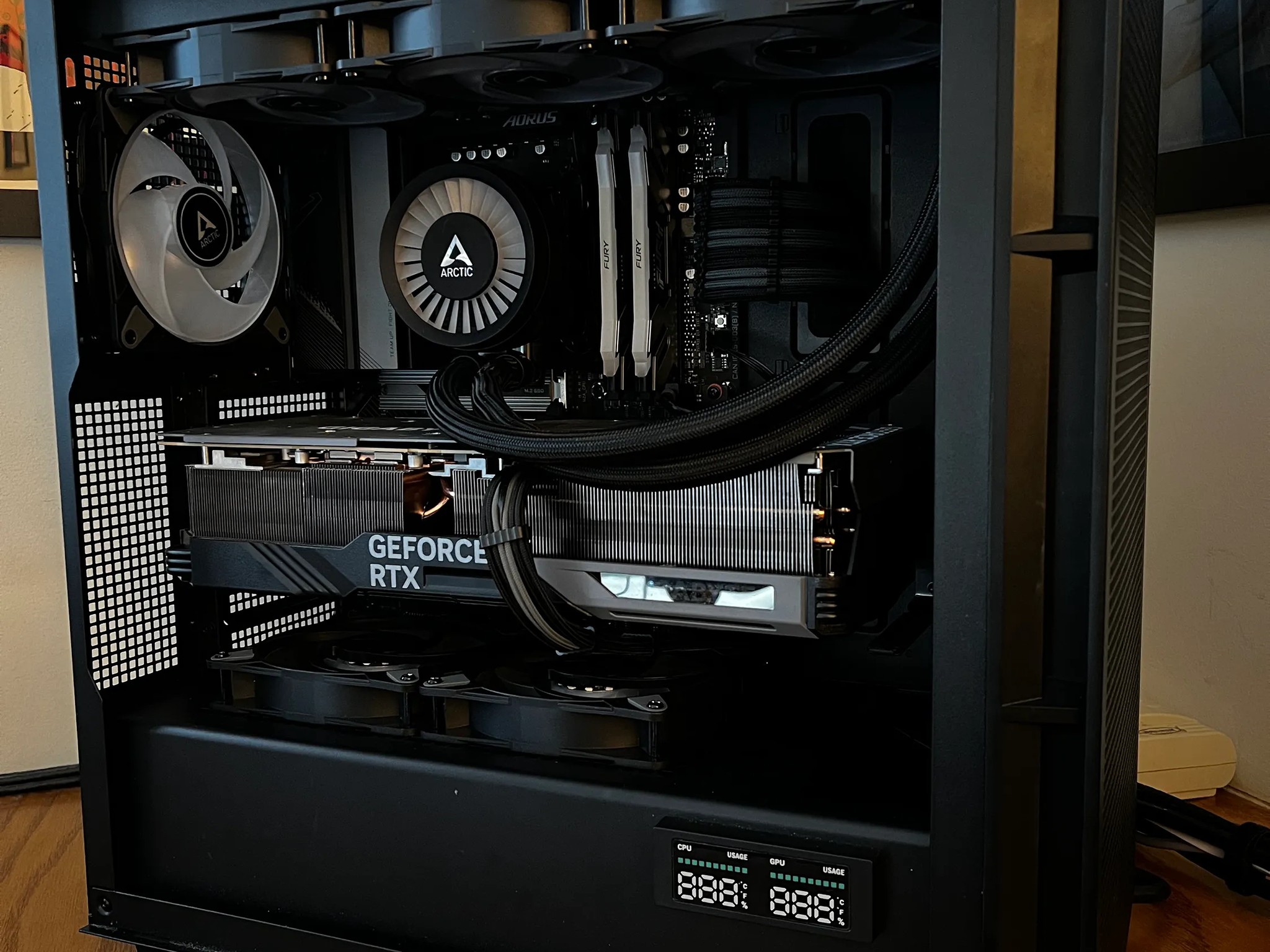 Black Jaguar - RTX 4080 | Ryzen 7 7800X3D | 32GB @6000MT/sec | 4TB NVME total storage | 1000W PSU