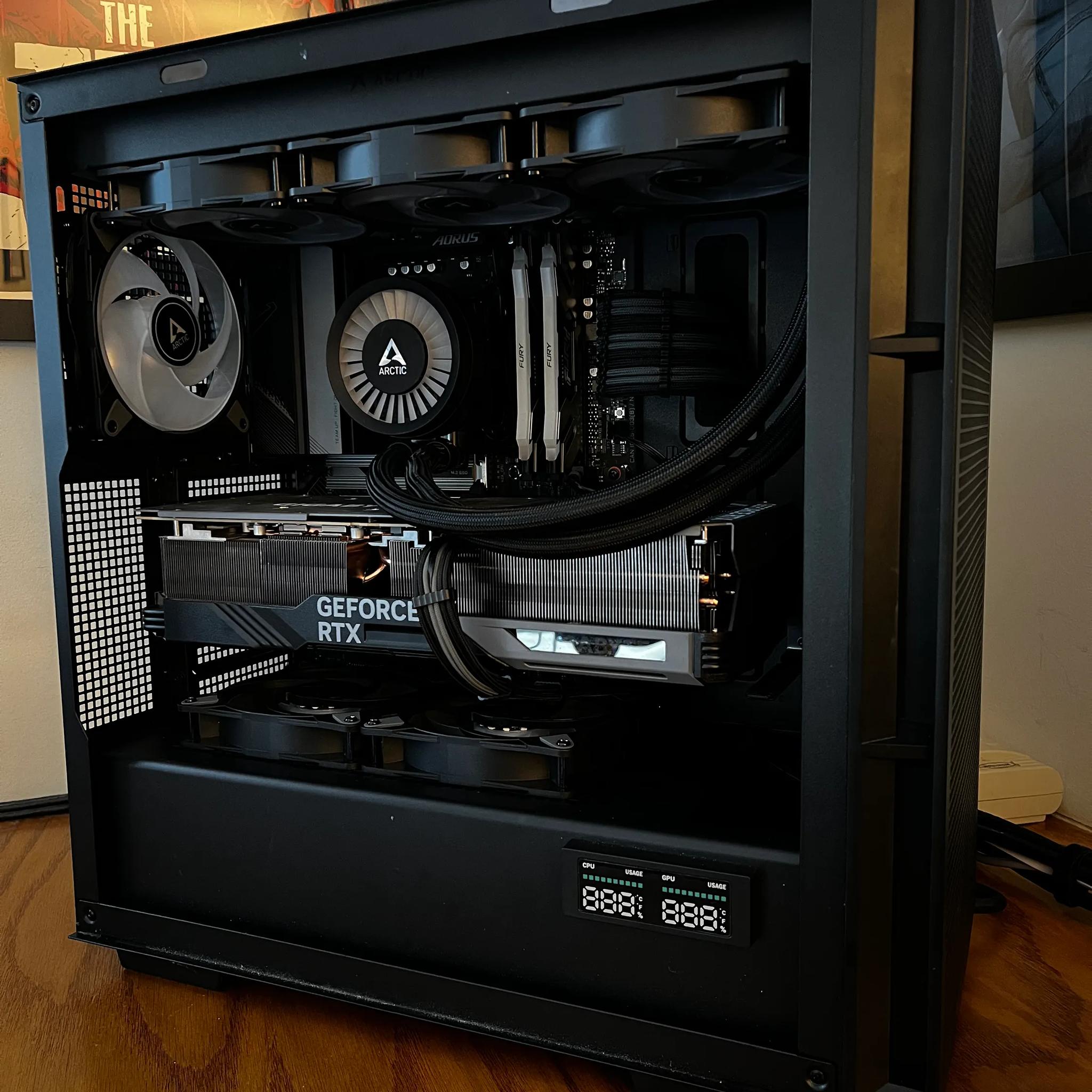 Black Jaguar - RTX 4080 | Ryzen 7 7800X3D | 32GB @6000MT/sec | 4TB NVME total storage | 1000W PSU