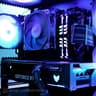 TUF Metal | RTX 4070, I5 13400F (10-core), 32gb ram Glass tower RGB PC