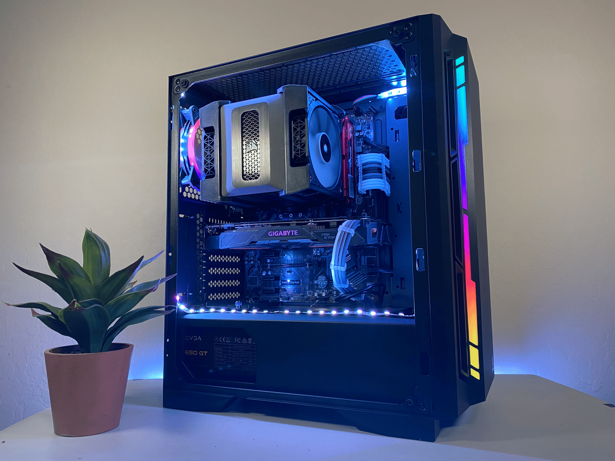 Custom Built Ryzen 7 Nvidia 1070 RGB Gaming PC Computer