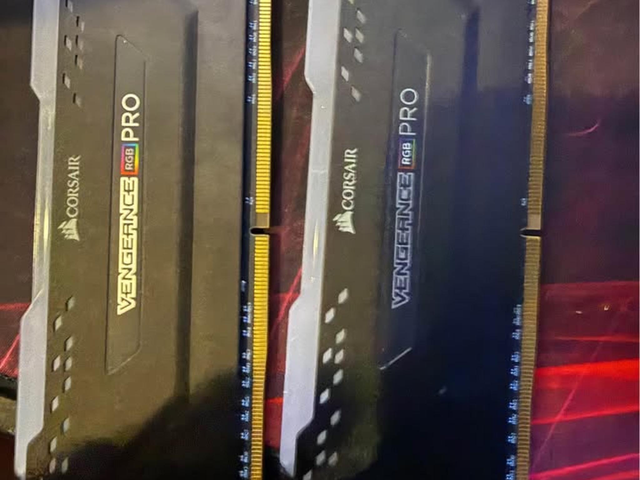 Corsair Vengeance RGB DDR4 Ram Sticks