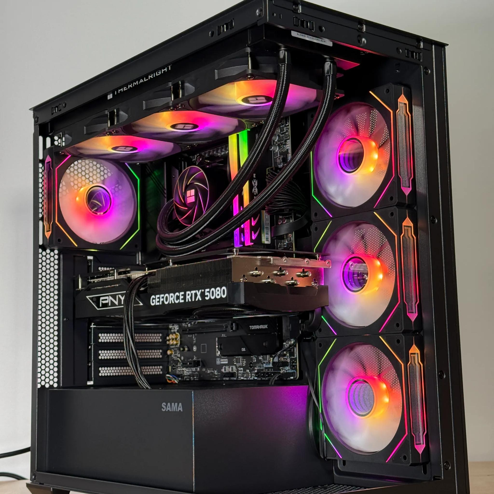 RTX 5080 Ryzen 9 9900x Gaming PC
