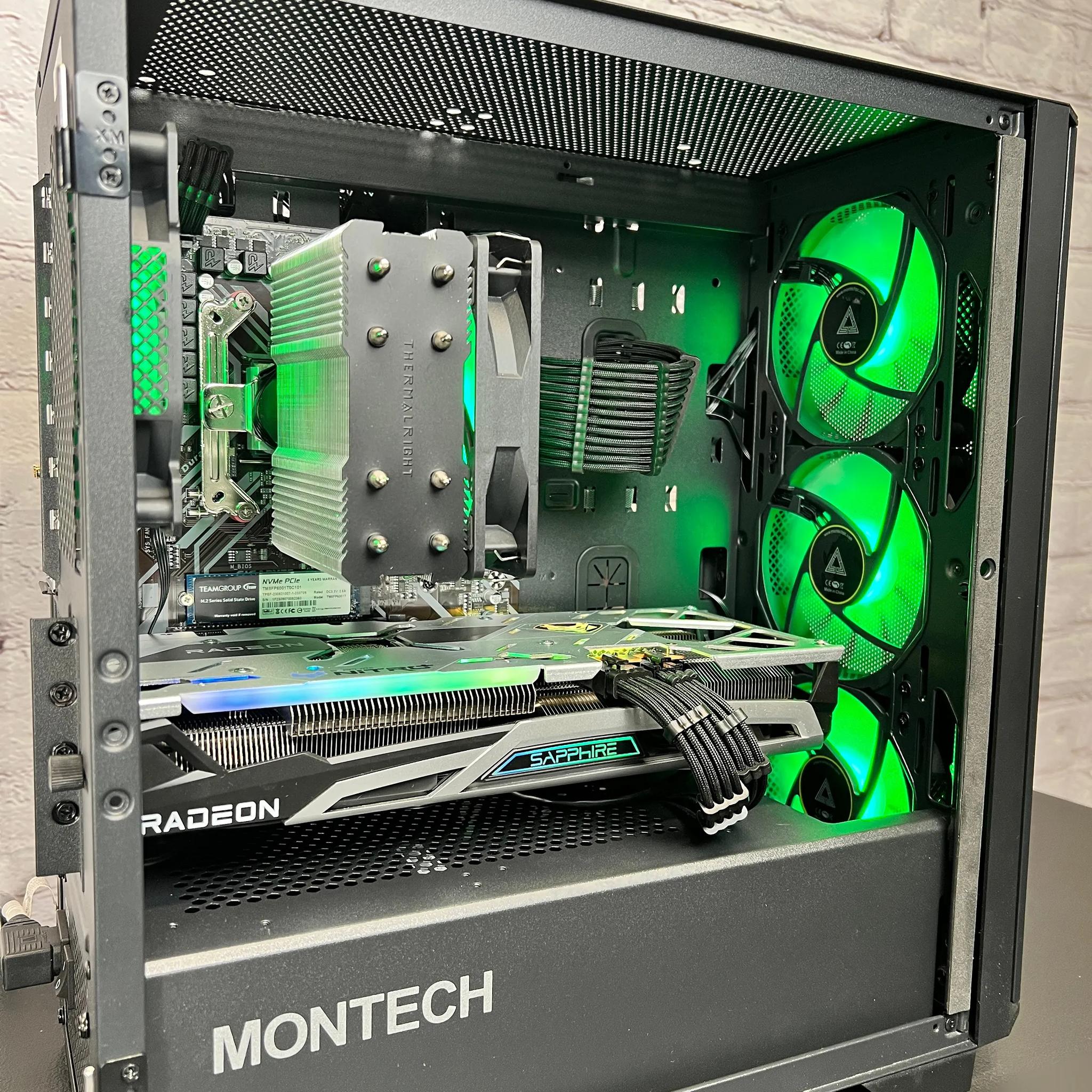 AMD RX 6700 XT Ryzen 5 5600G 16GB RAM 1TB M.2 Wifi/BT Window 11 Gaming PC