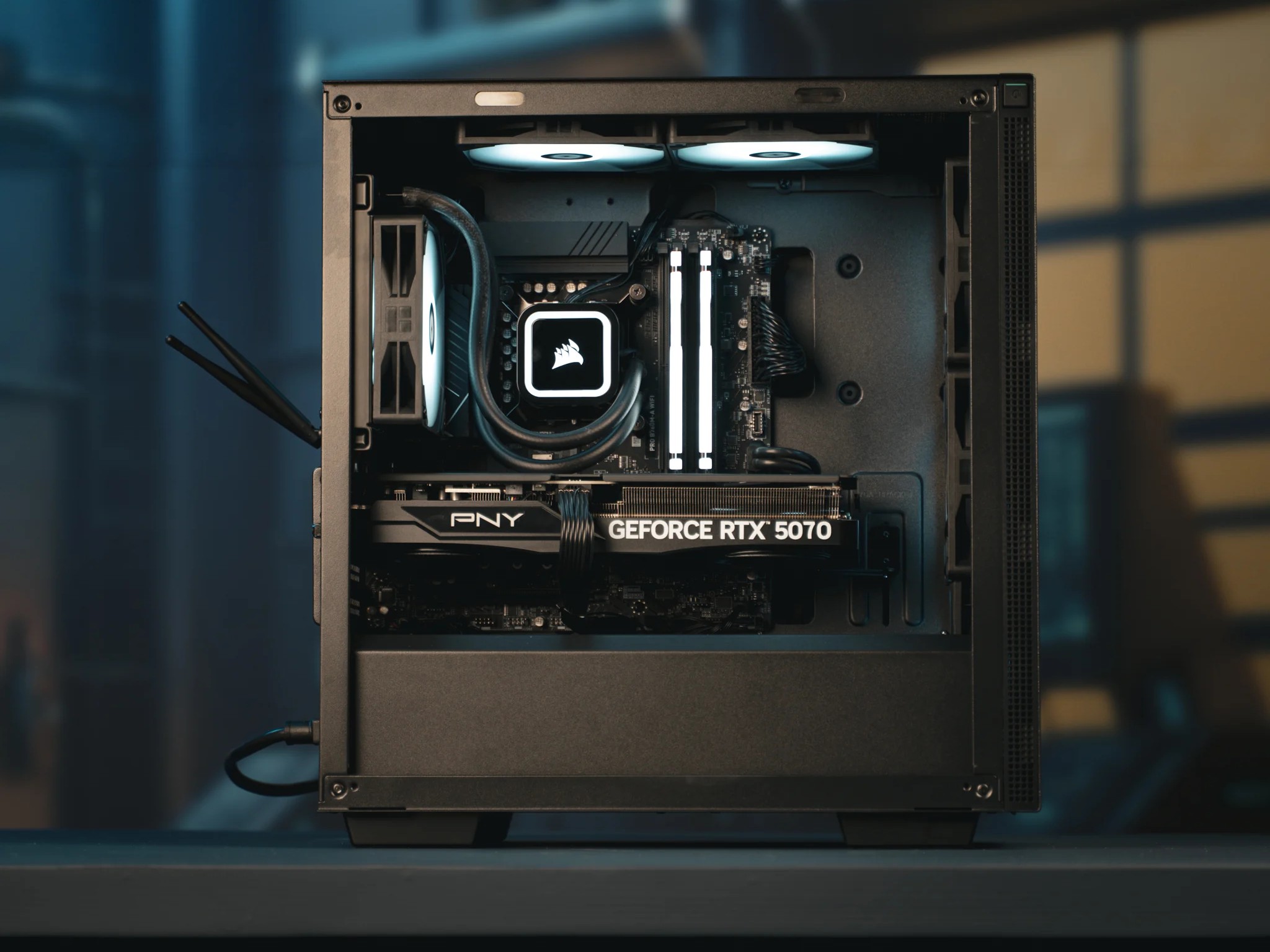 "Deepform" RTX 5070 Intel Core i7 14700F 32GB 2TB Workstation Gaming PC