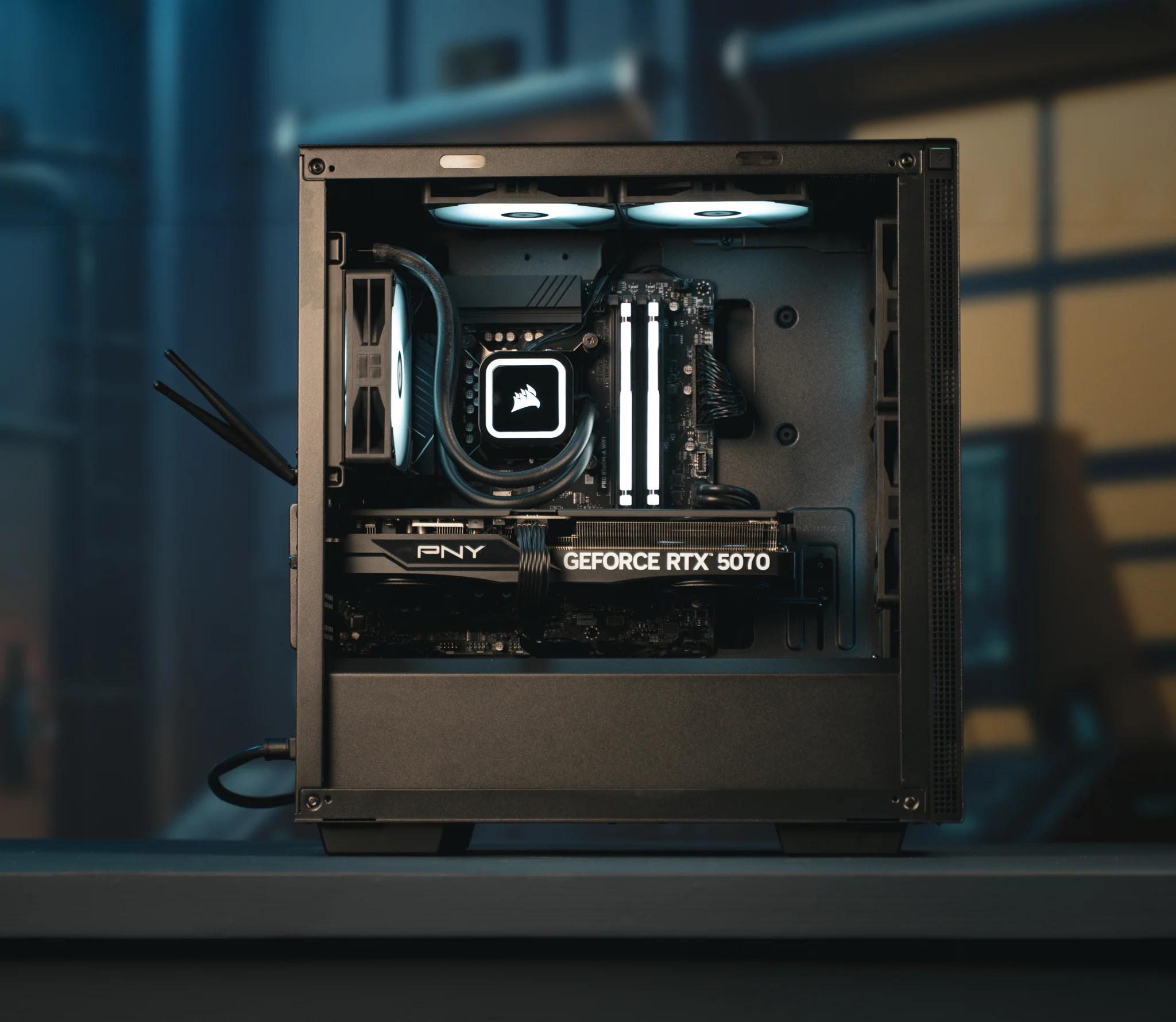 "Deepform" RTX 5070 Intel Core i7 14700F 32GB 2TB Workstation Gaming PC