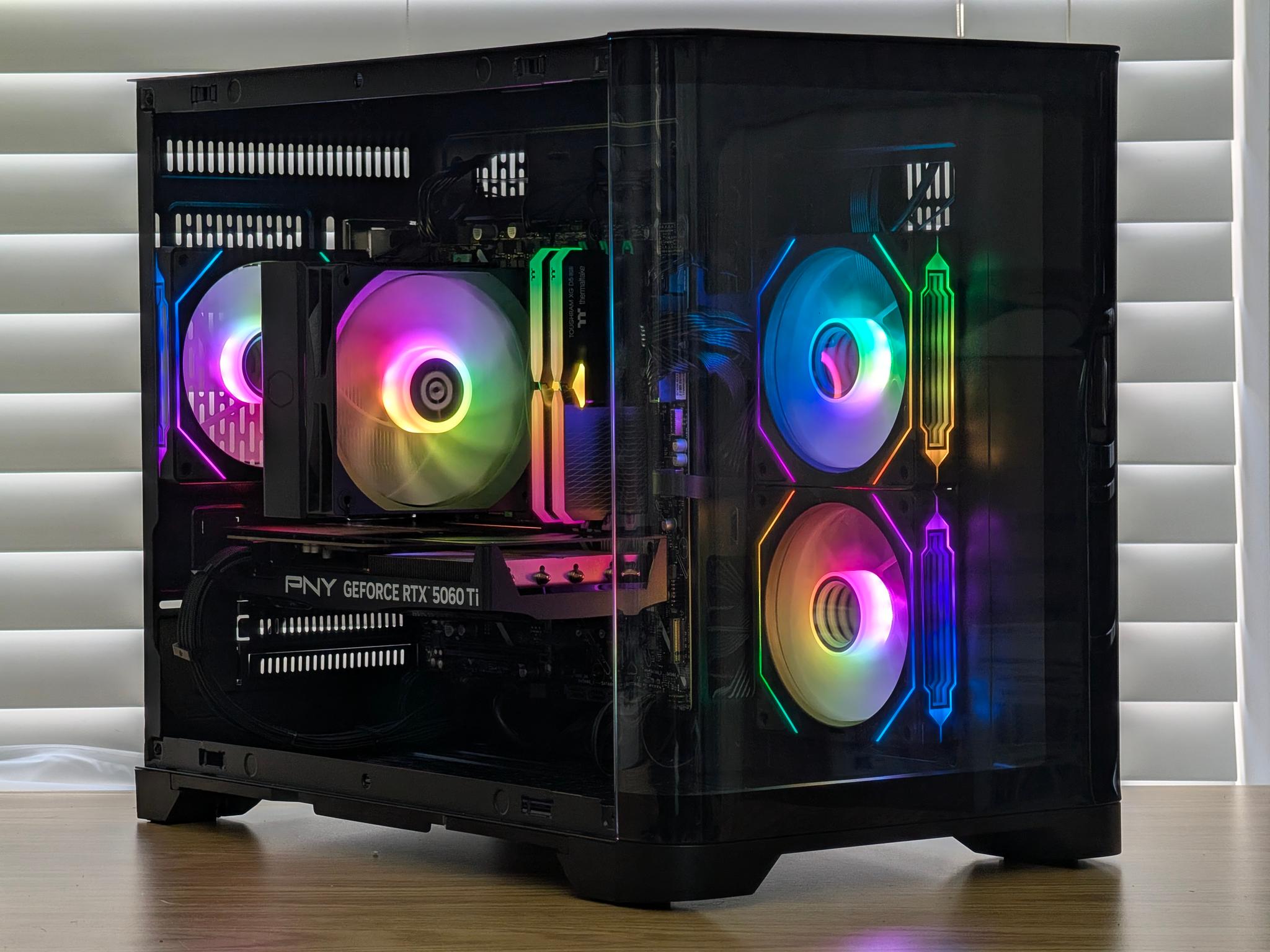 🌈🖤Intel i7-14700F | RTX 5060 Ti 16GB | 32GB DDR5 | Gaming PC🖤🌈