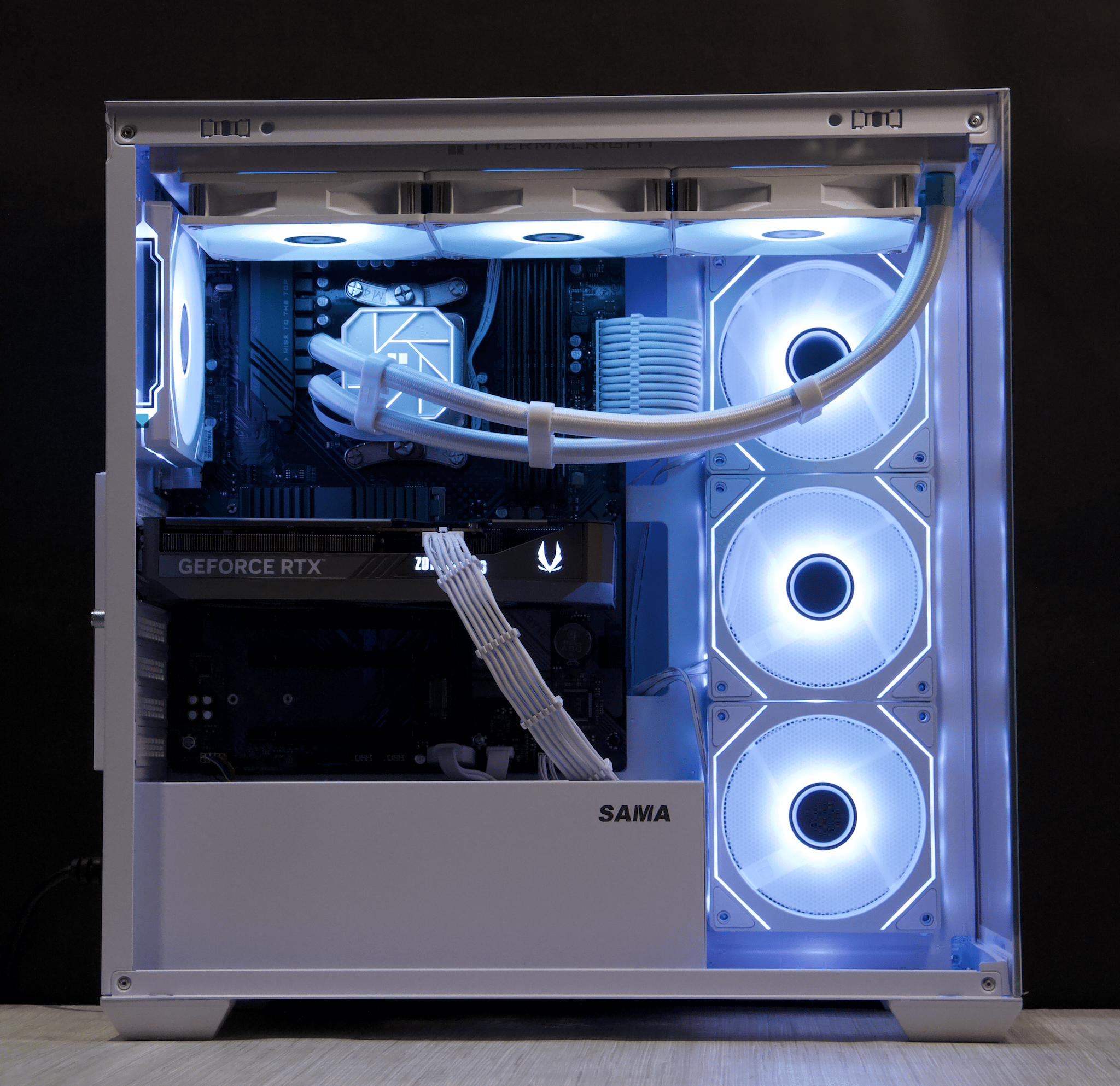 RTX 5070, Ryzen 7, 32GB DDR4, 1TB NVMe SSD, WiFi - Liquid Cooled Gaming PC