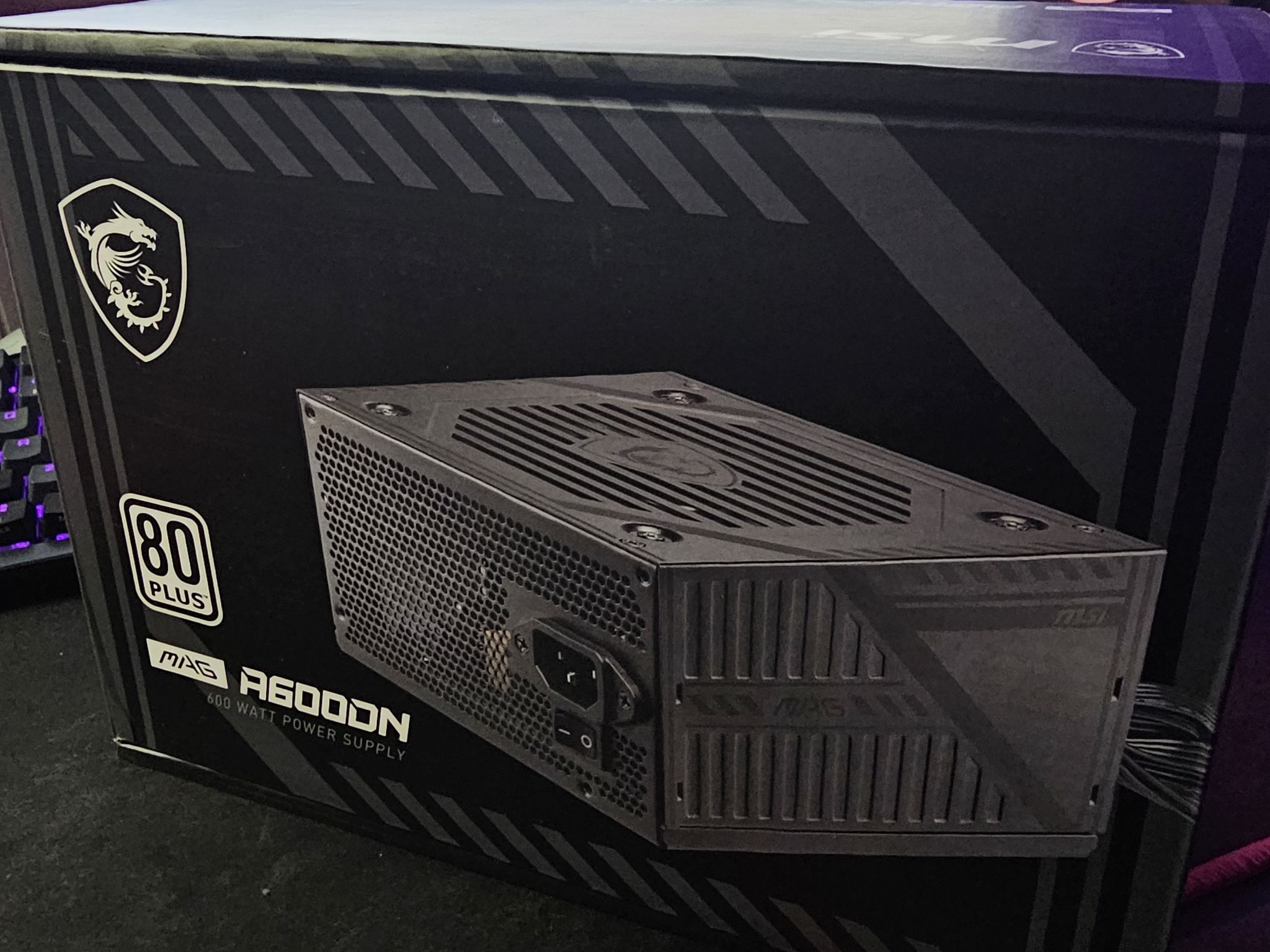 MSI MAG A600DN (600W POWER SUPPLY)(AC INPUT: 200-240V~)
