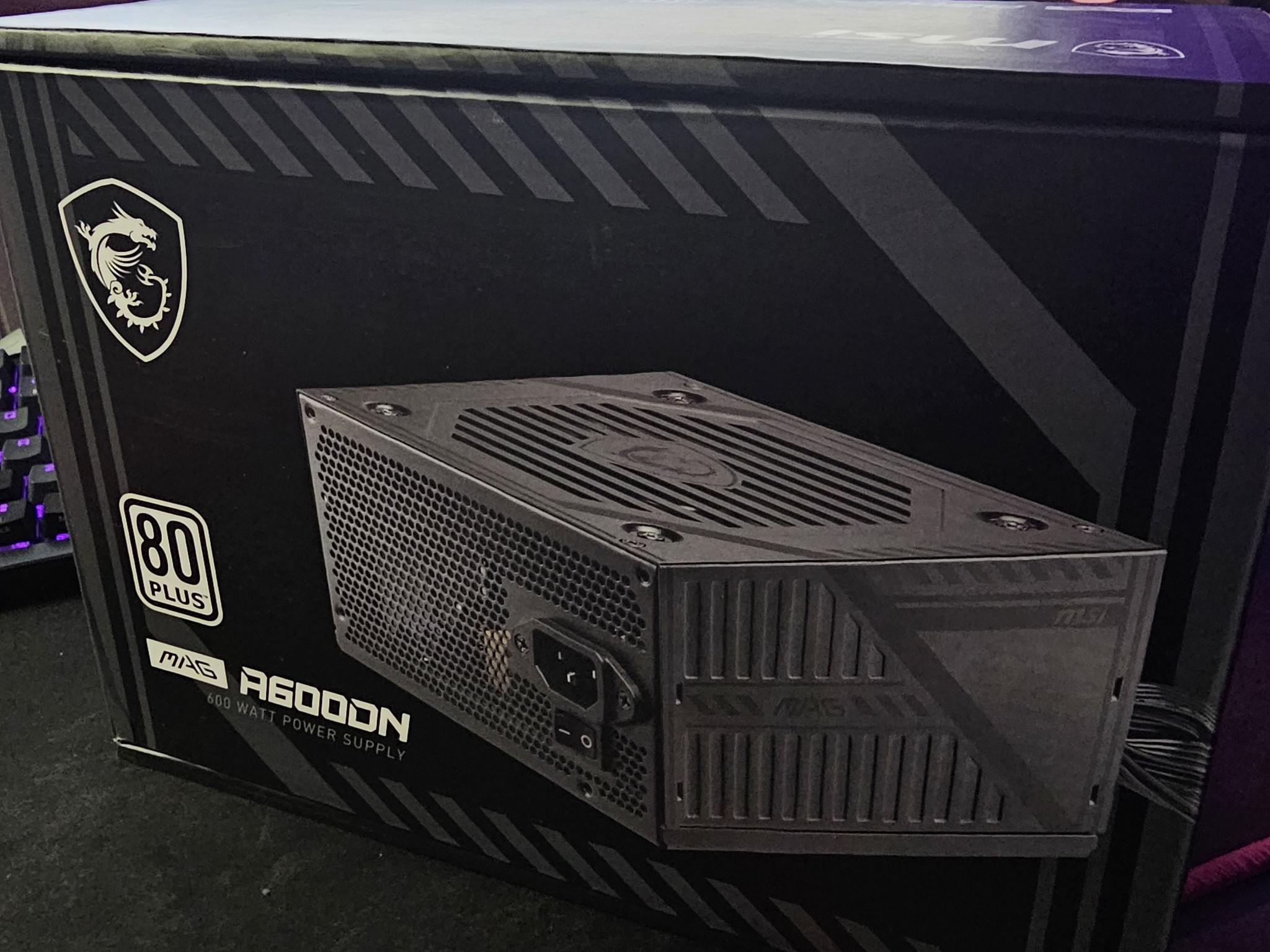 MSI MAG A600DN (600W POWER SUPPLY)(AC INPUT: 200-240V~)