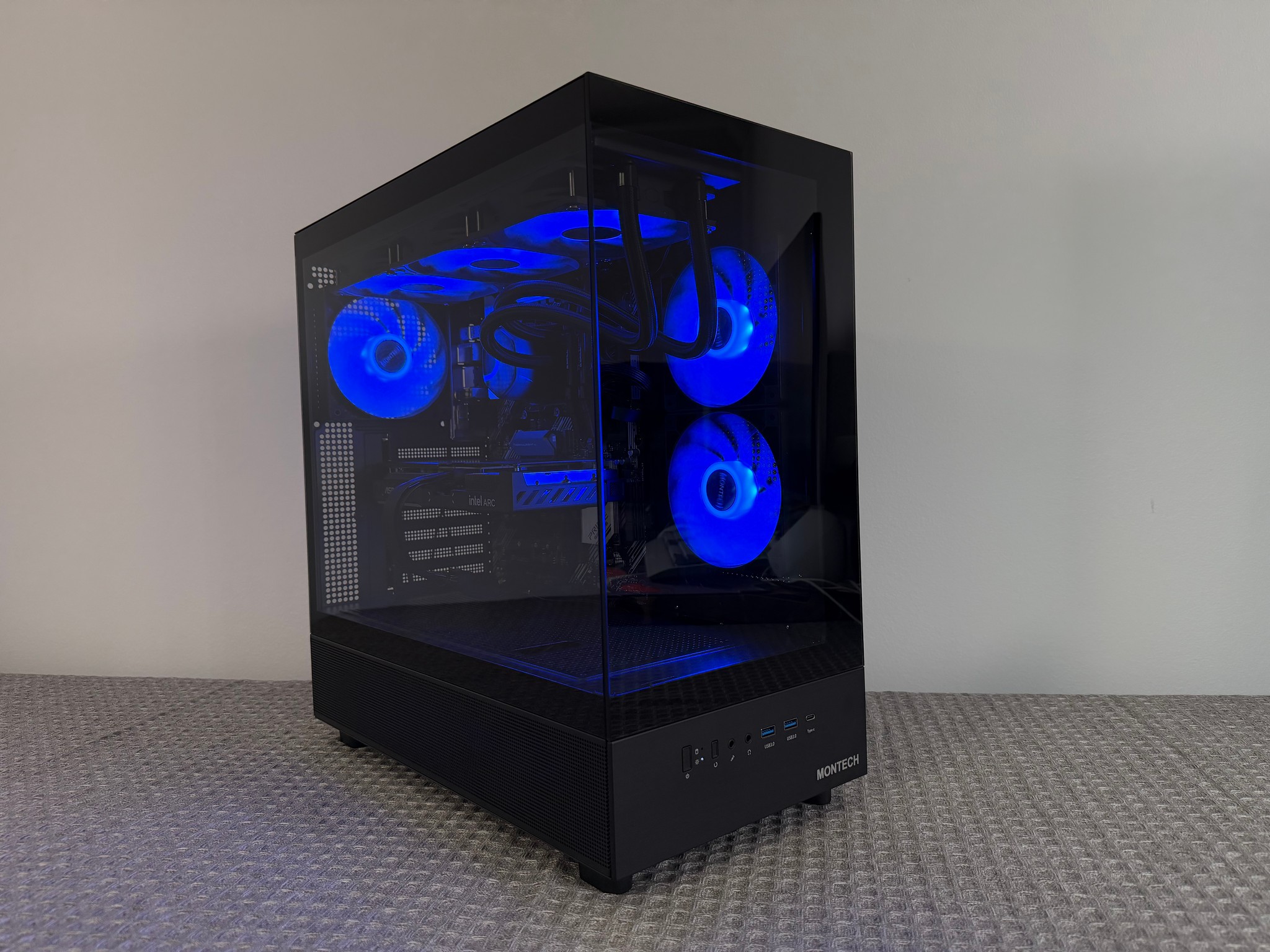 ARC B580 12GB OC • RYZEN 7 5800XT • B550 WIFI • 16GB DDR4 • 512GB SSD • 360MM AIO • NEW GAMING PC