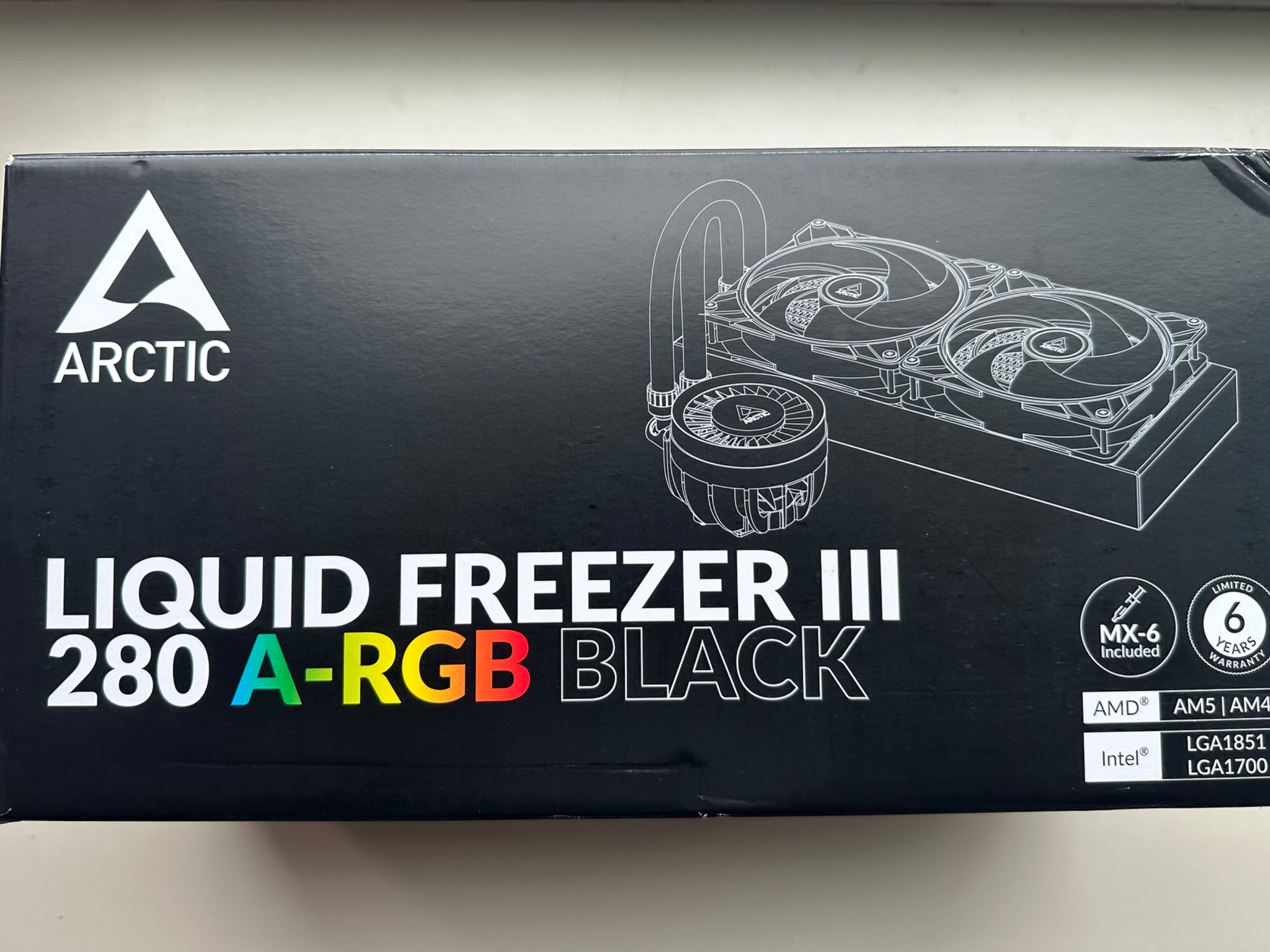Arctic Liquid Freezer III 280mm A-RGB AIO CPU Cooler