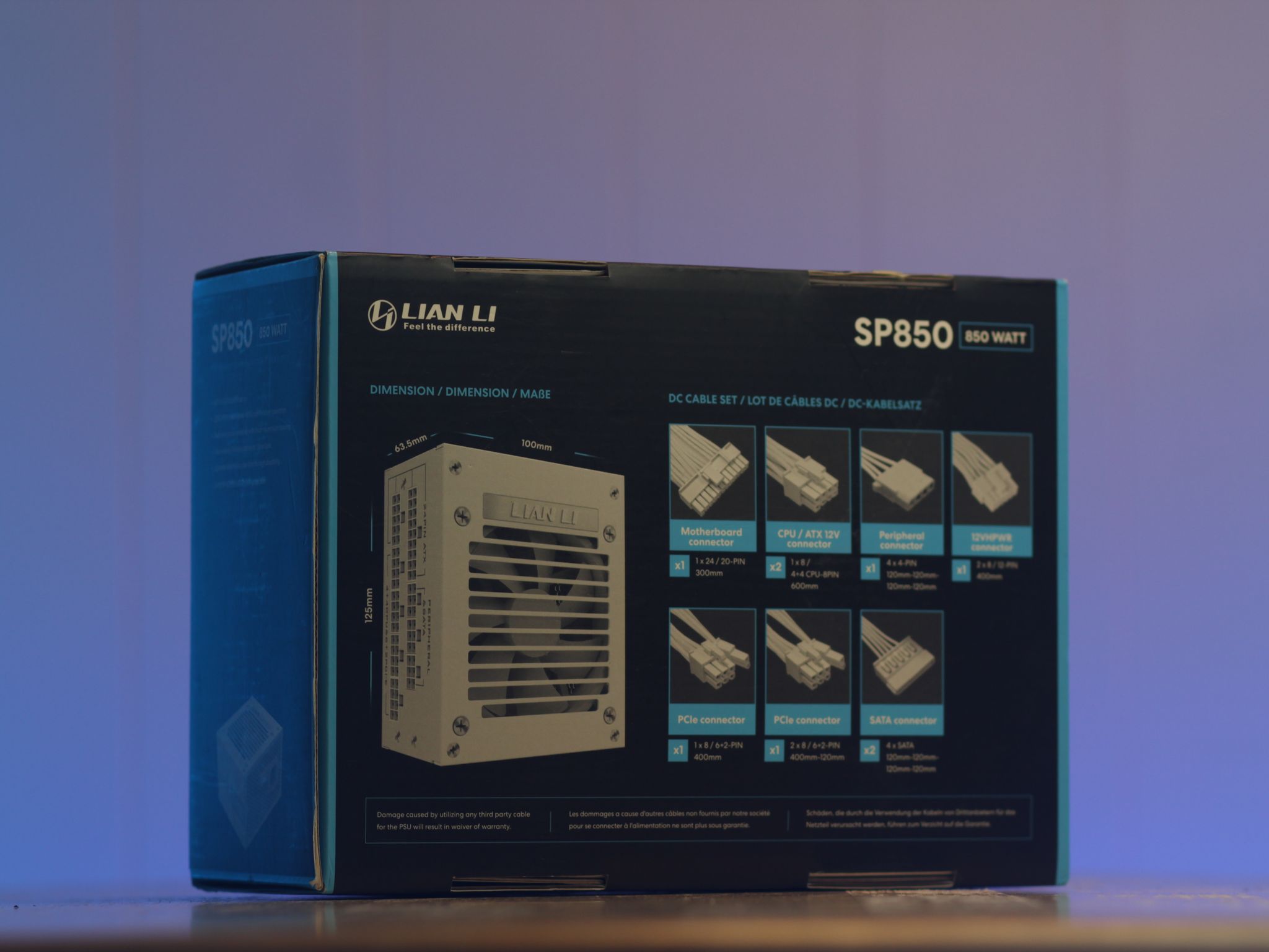 Lian Li SP850 80+ Gold SFX White PSU (Read Desc)