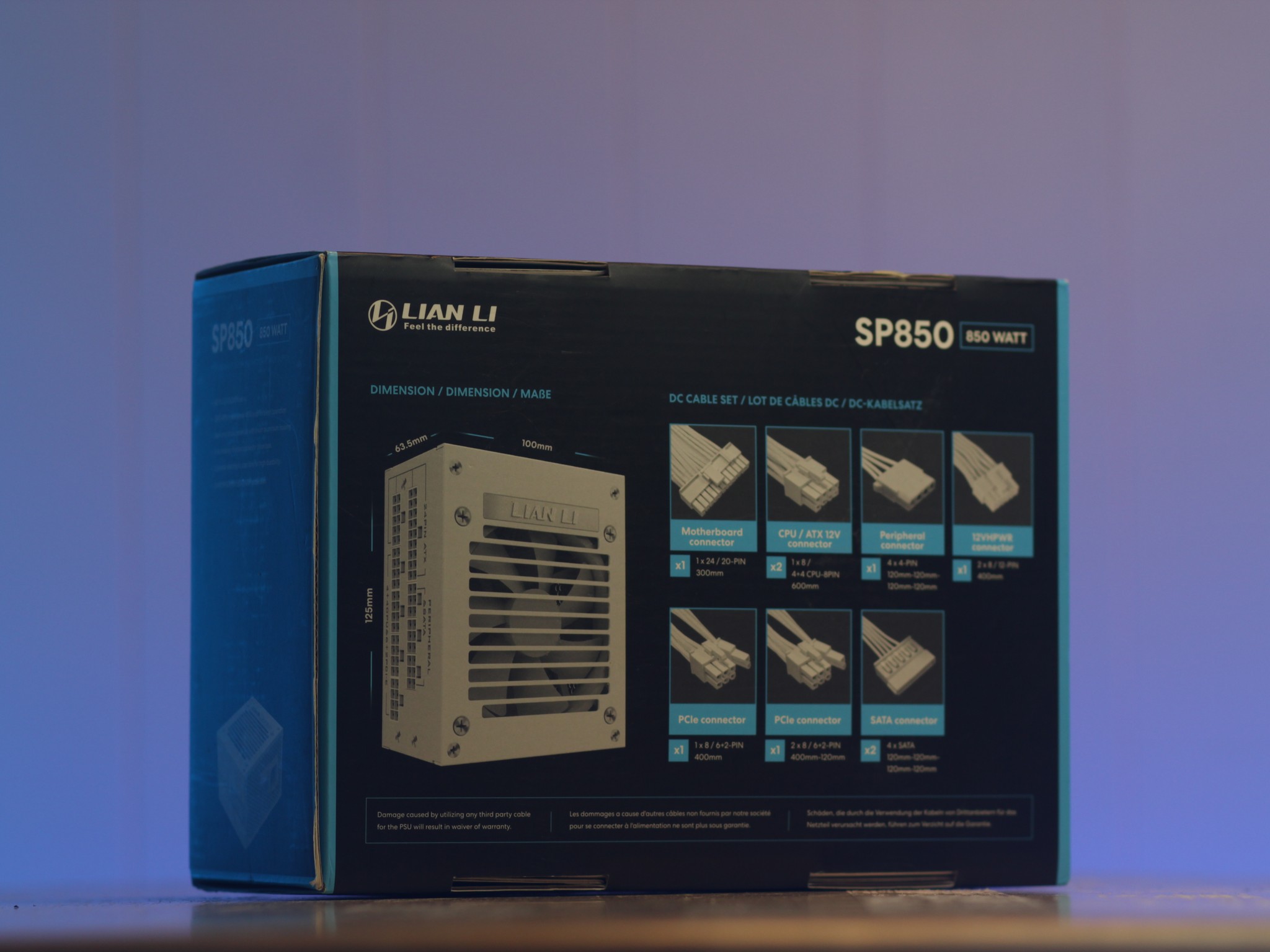 Lian Li SP850 80+ Gold SFX White PSU (Read Desc)