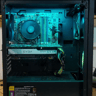black i7 budget rgb gaming pc. 