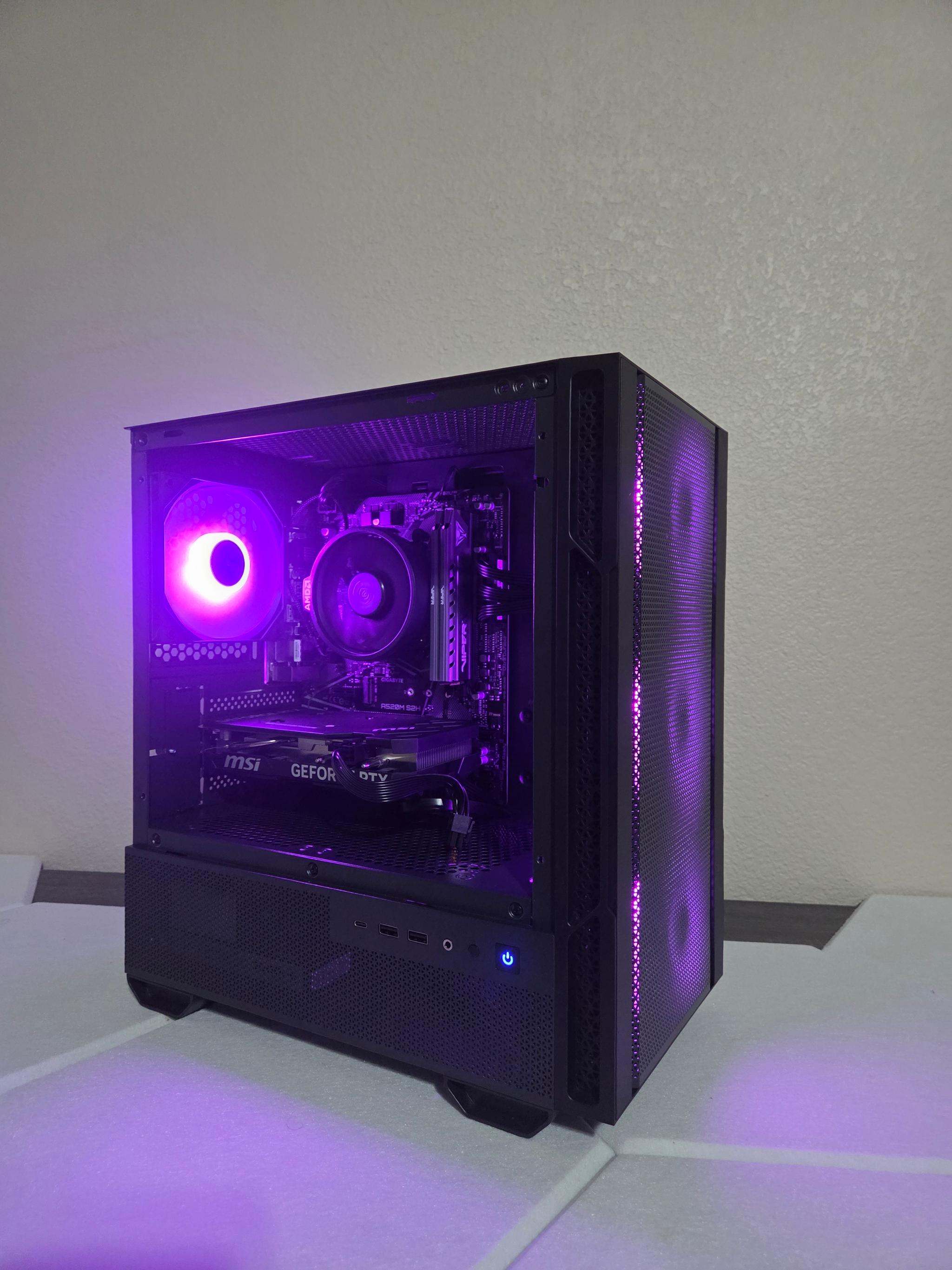 🌑 Shadow /RTX 4060 Gaming PC/ 🖤⛈️ /K/