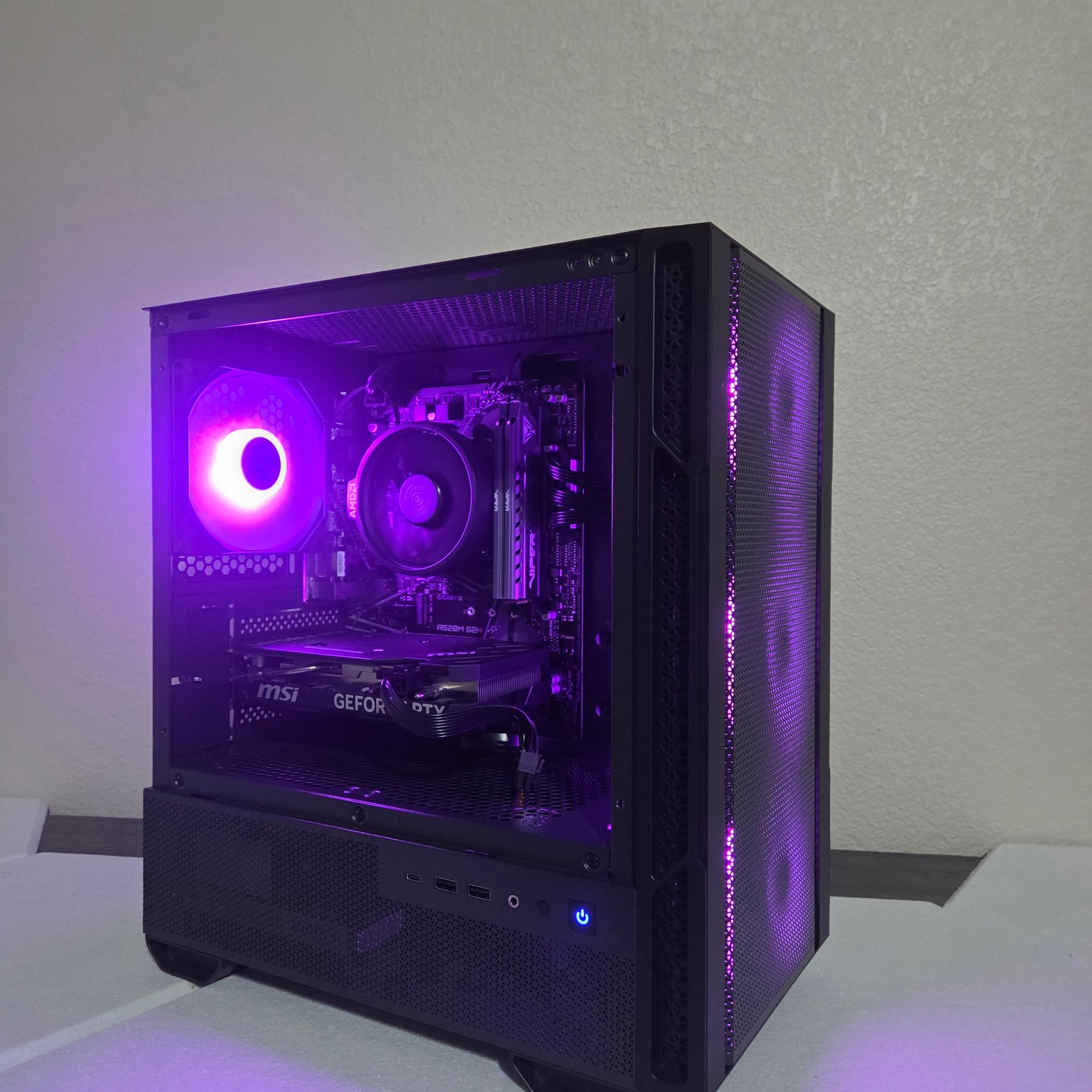 🌑 Shadow /RTX 4060 Gaming PC/ 🖤⛈️