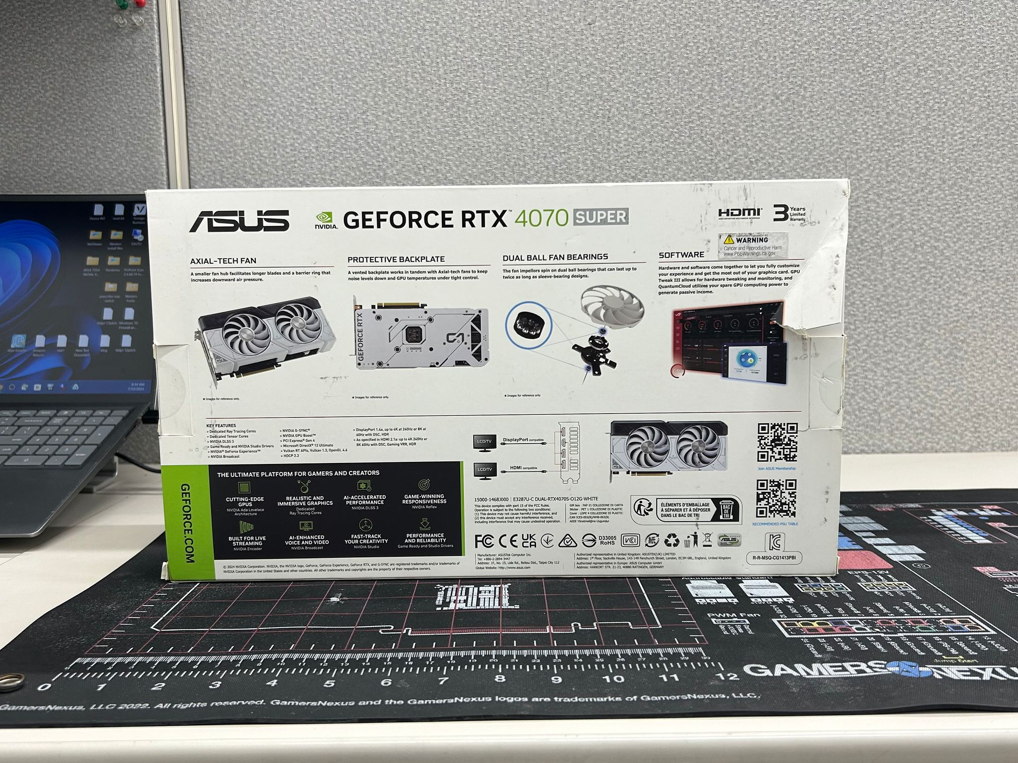 ASUS Dual GeForce RTX 4070 SUPER OC Edition (White)