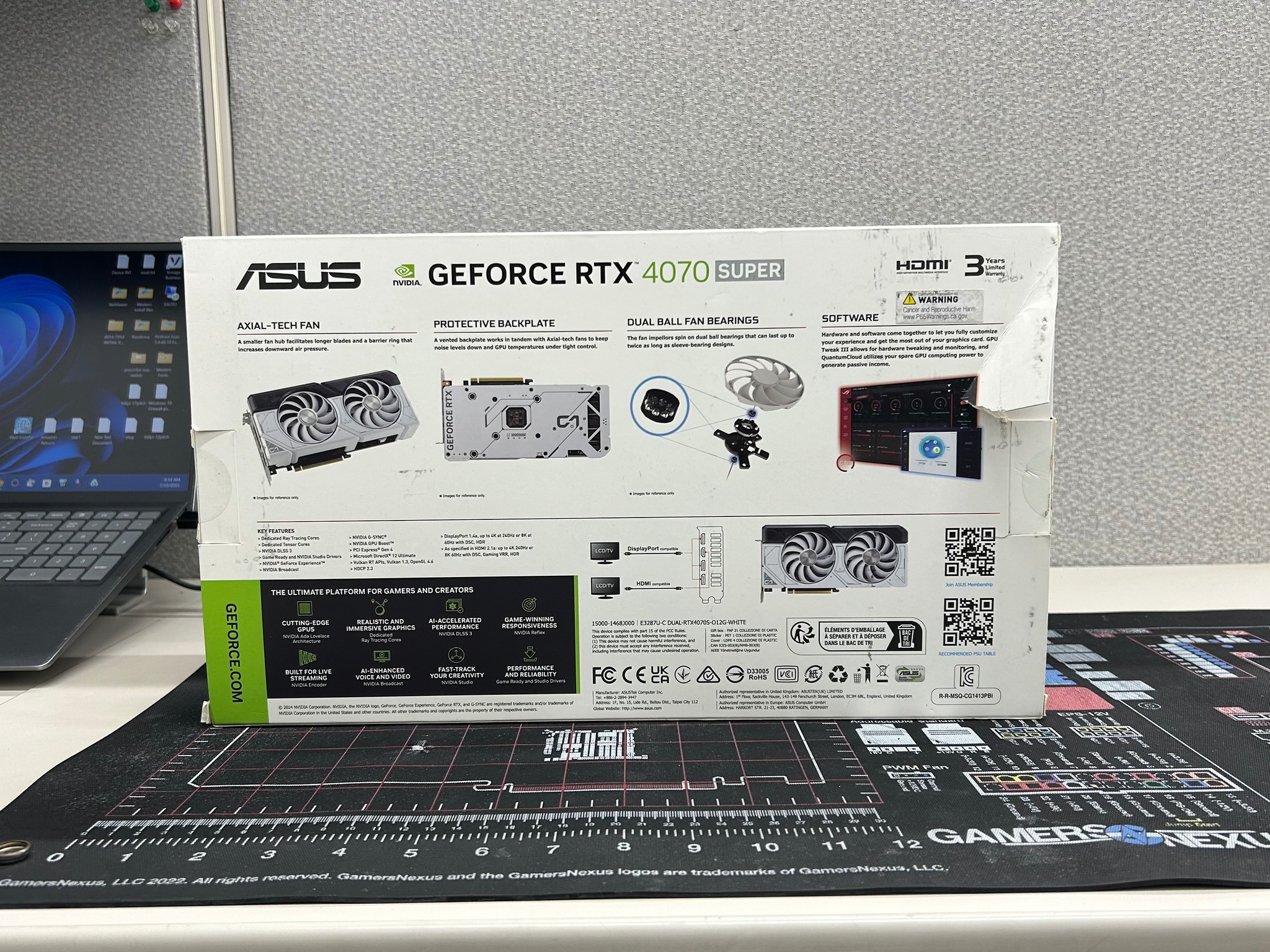 ASUS Dual GeForce RTX 4070 SUPER OC Edition (White)