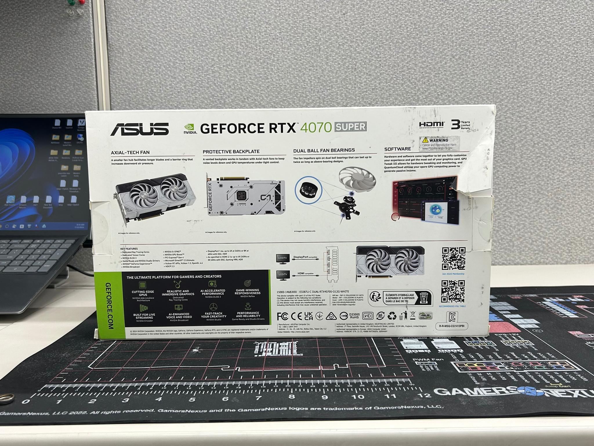 ASUS Dual GeForce RTX 4070 SUPER OC Edition (White)