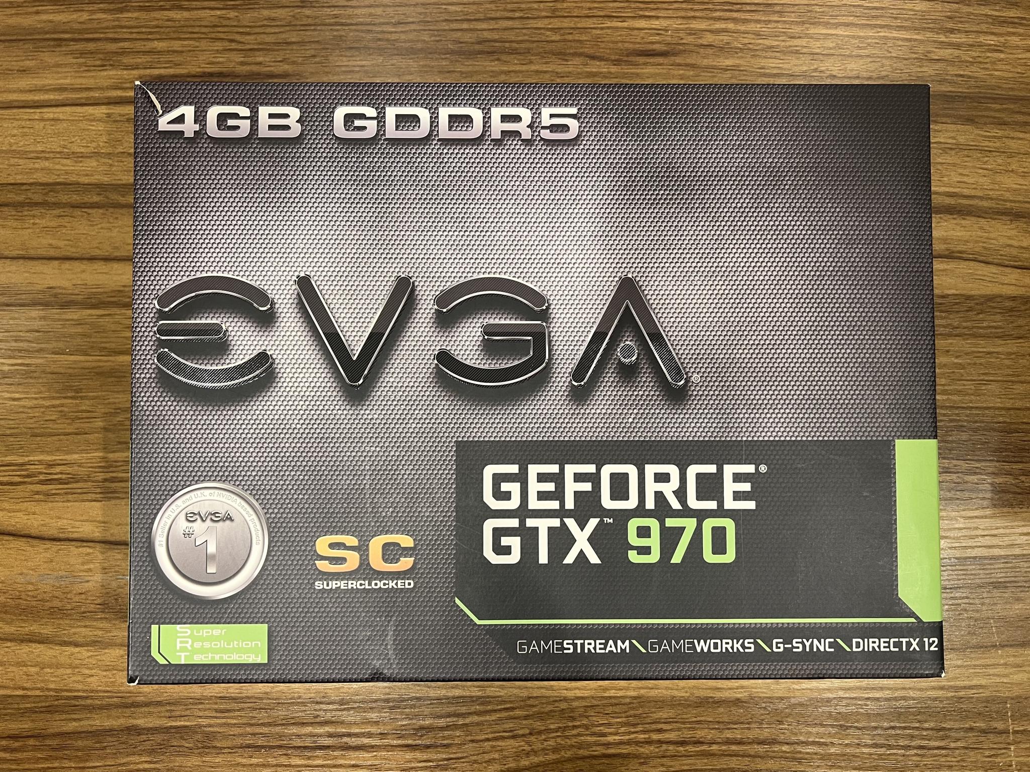 Nvidia EVGA GTX 970 4GB Superclocked GPU Graphic Card