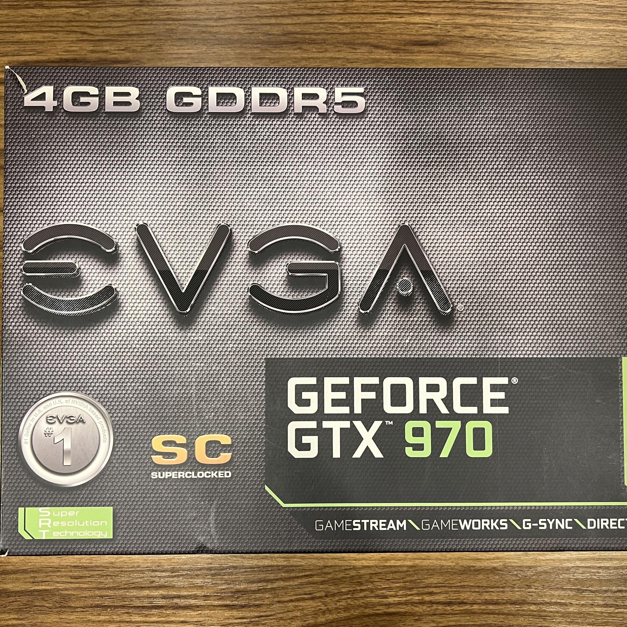 Nvidia EVGA GTX 970 4GB Superclocked GPU Graphic Card