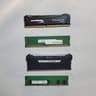 LOT OF (4) DDr4 32gb RAM (FOR PARTS)