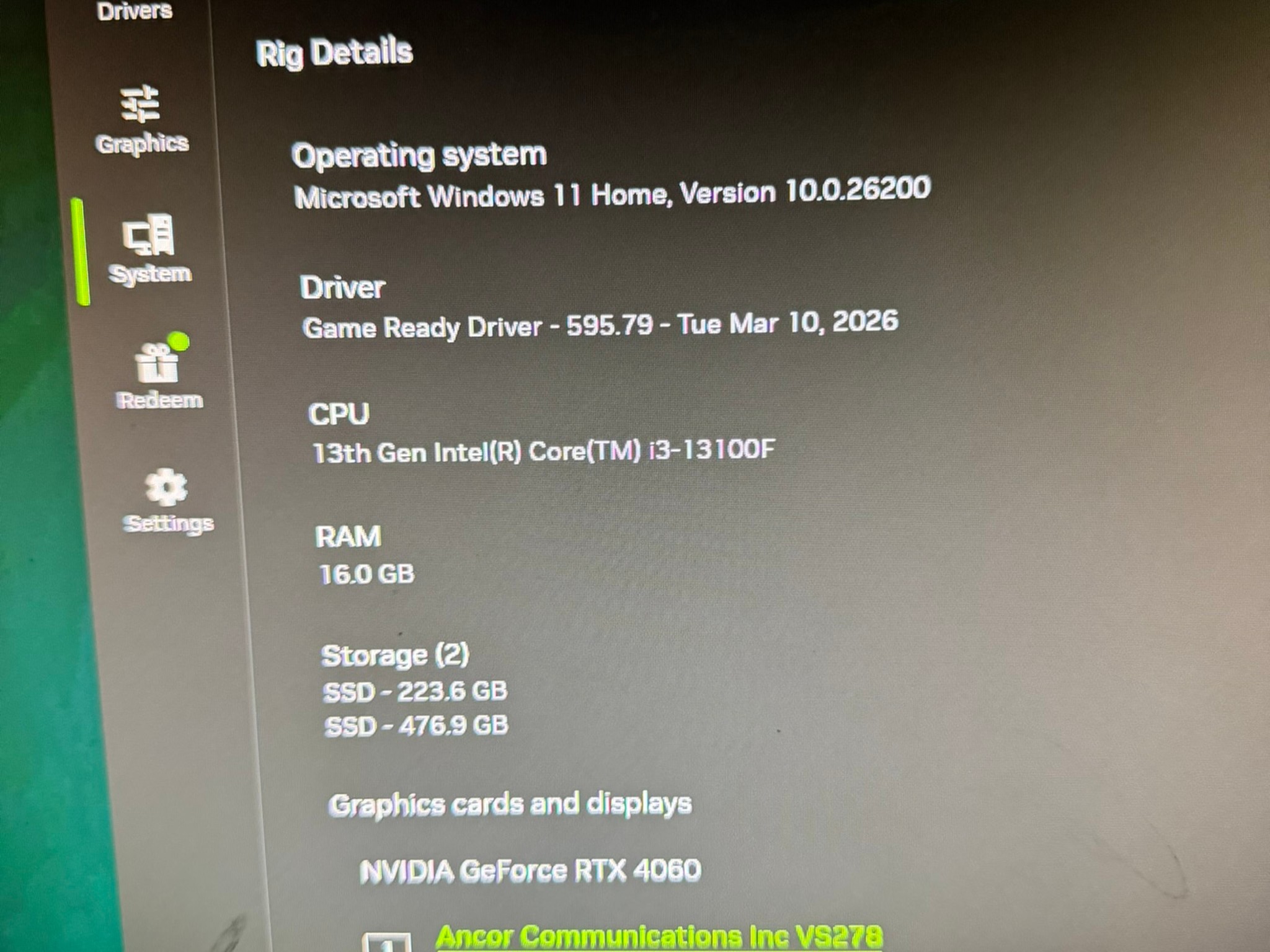 1080p Gaming Beast | RTX 4060  | Intel i3 13100F | 16GB DDR4 | 750GB Storage | WIFI
