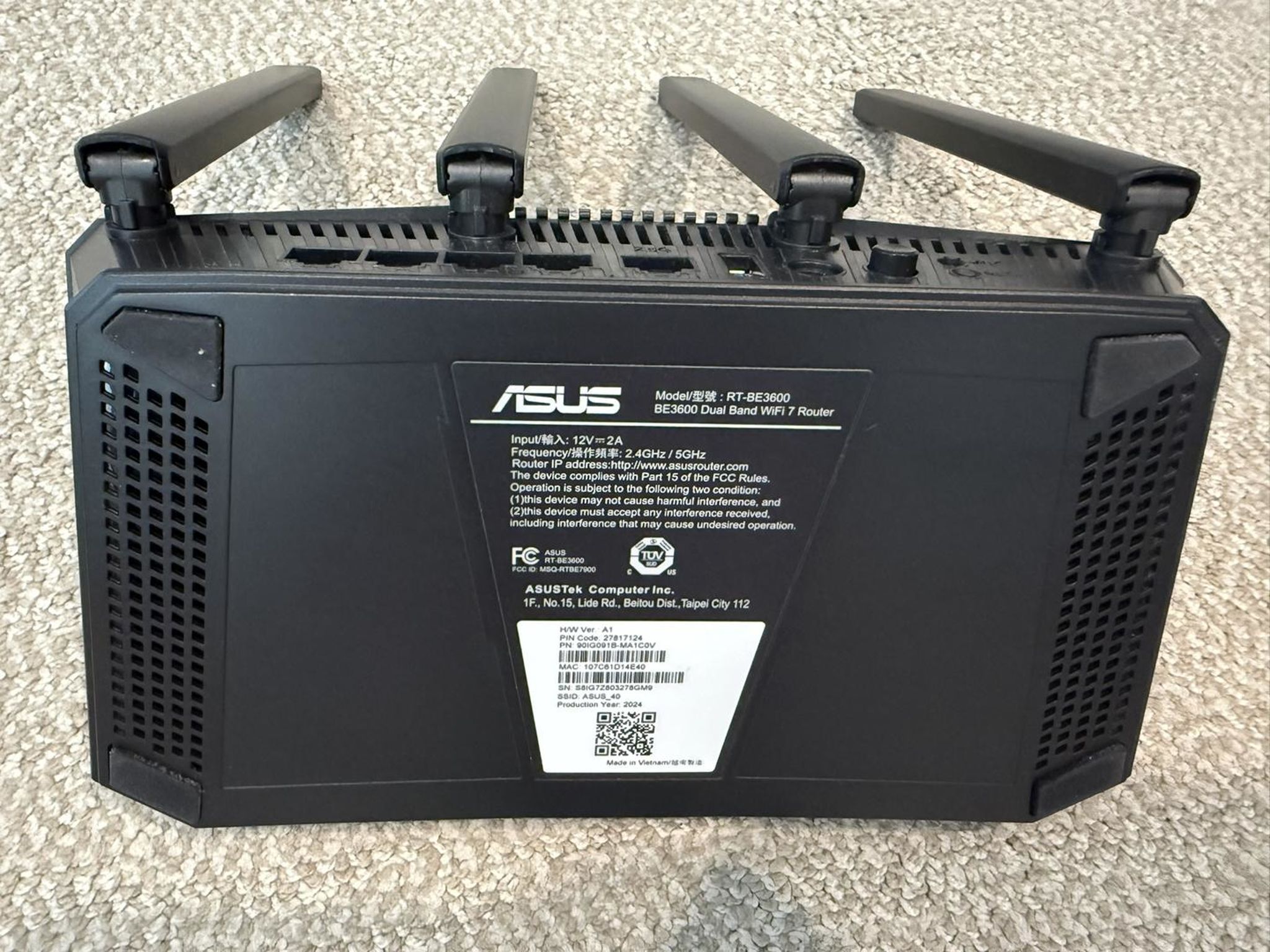 ASUS - RT-BE3600 Dual-Band Wi-Fi 7 Router (Mint)
