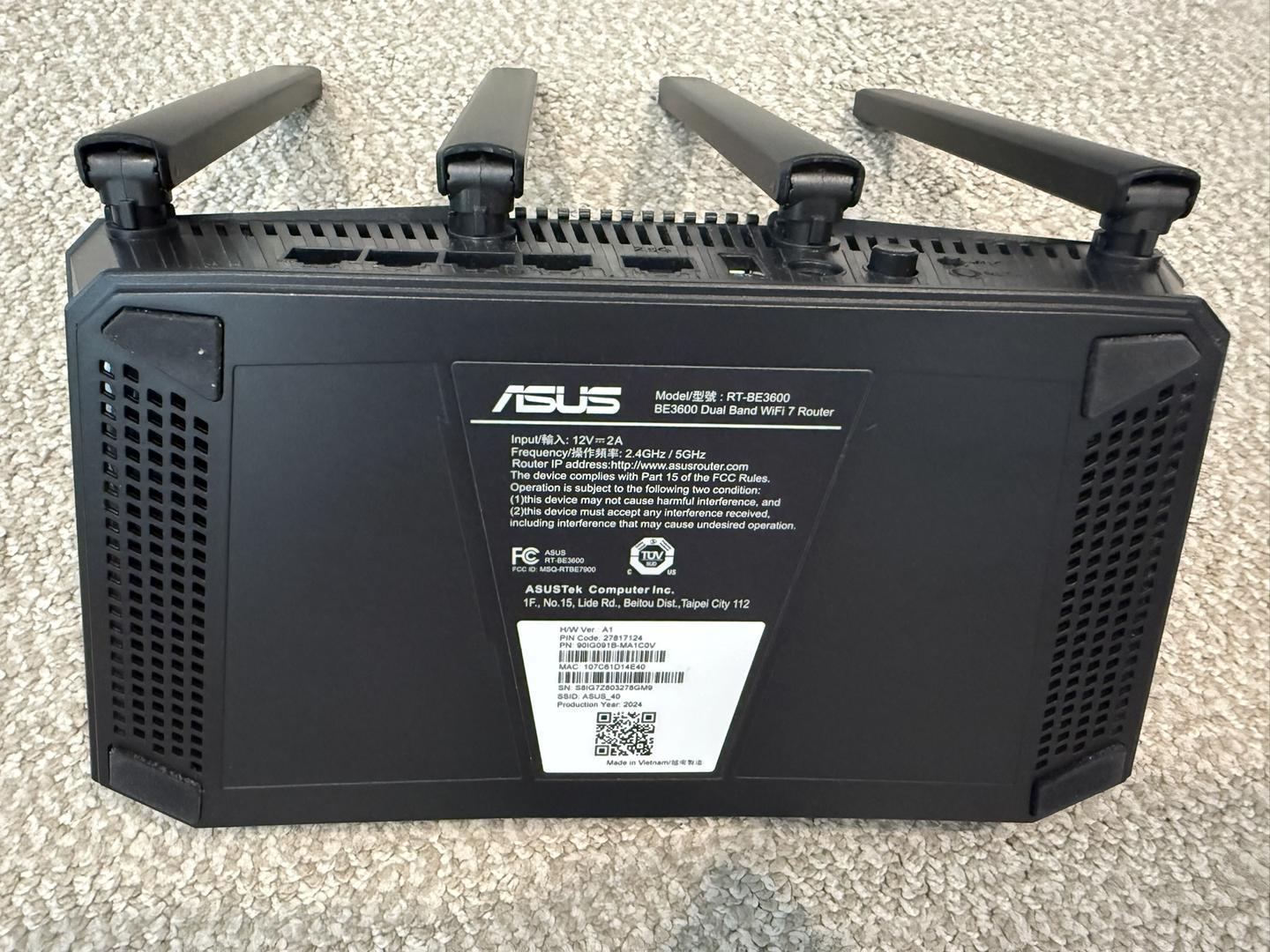 ASUS - RT-BE3600 Dual-Band Wi-Fi 7 Router (Mint)