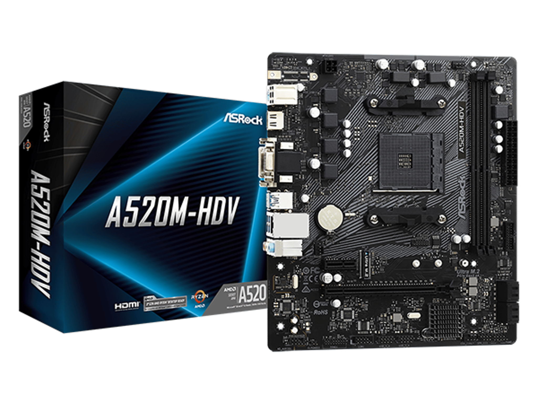 ASROCK A520M-HDV AM4 Motherboard