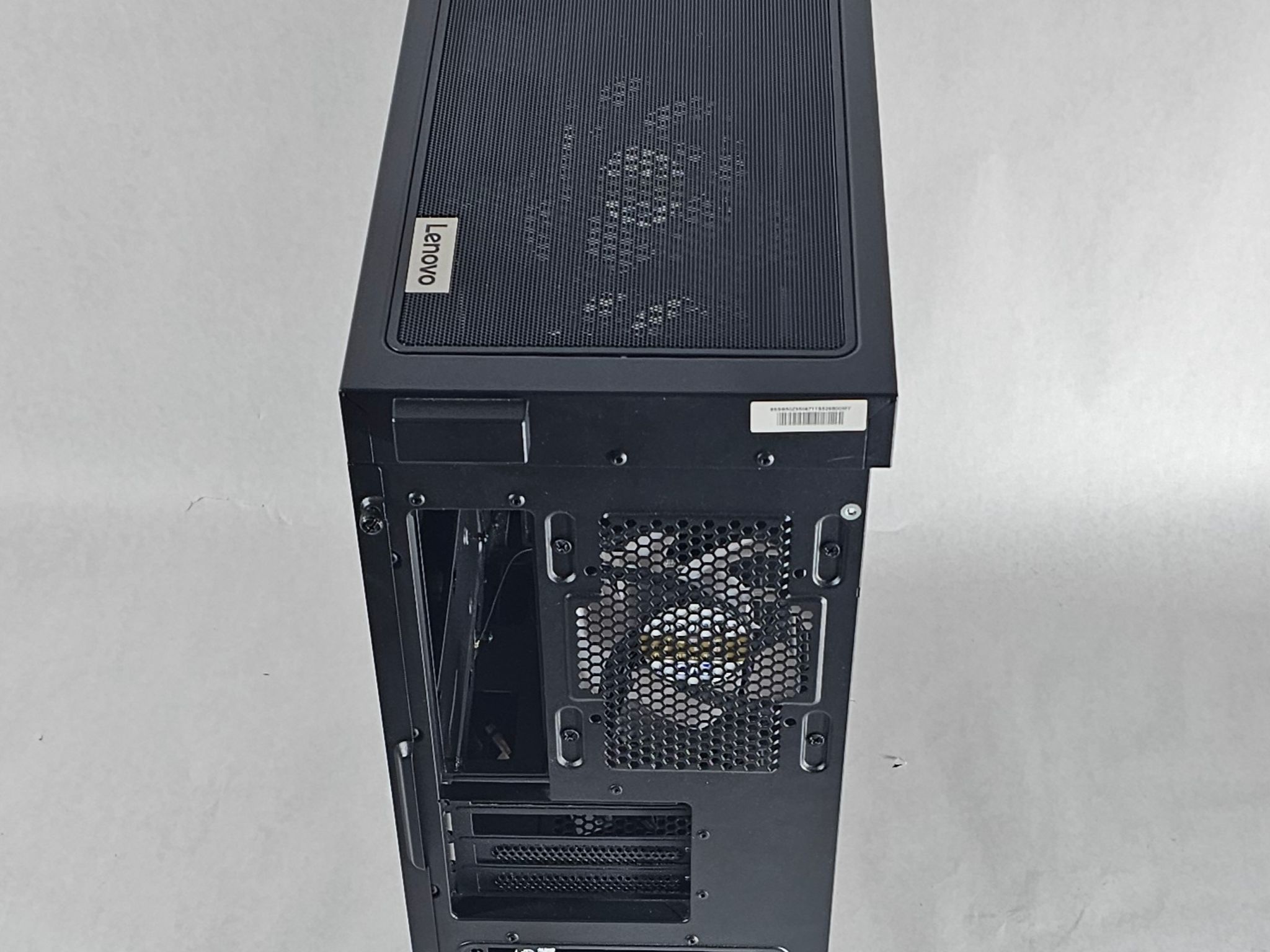 Black Lenovo Legion PC Case with Tempered Glass w/ 3 Fans