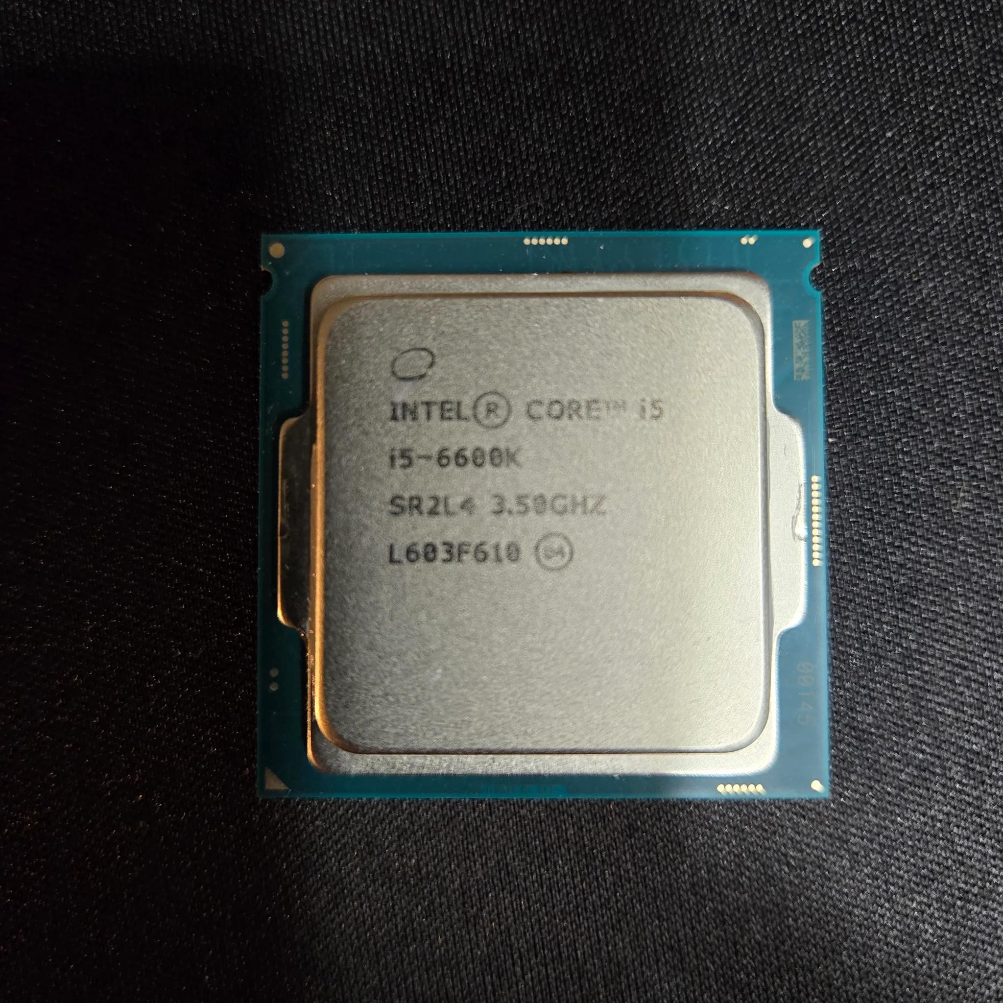 Intel i5-6600k Processor
