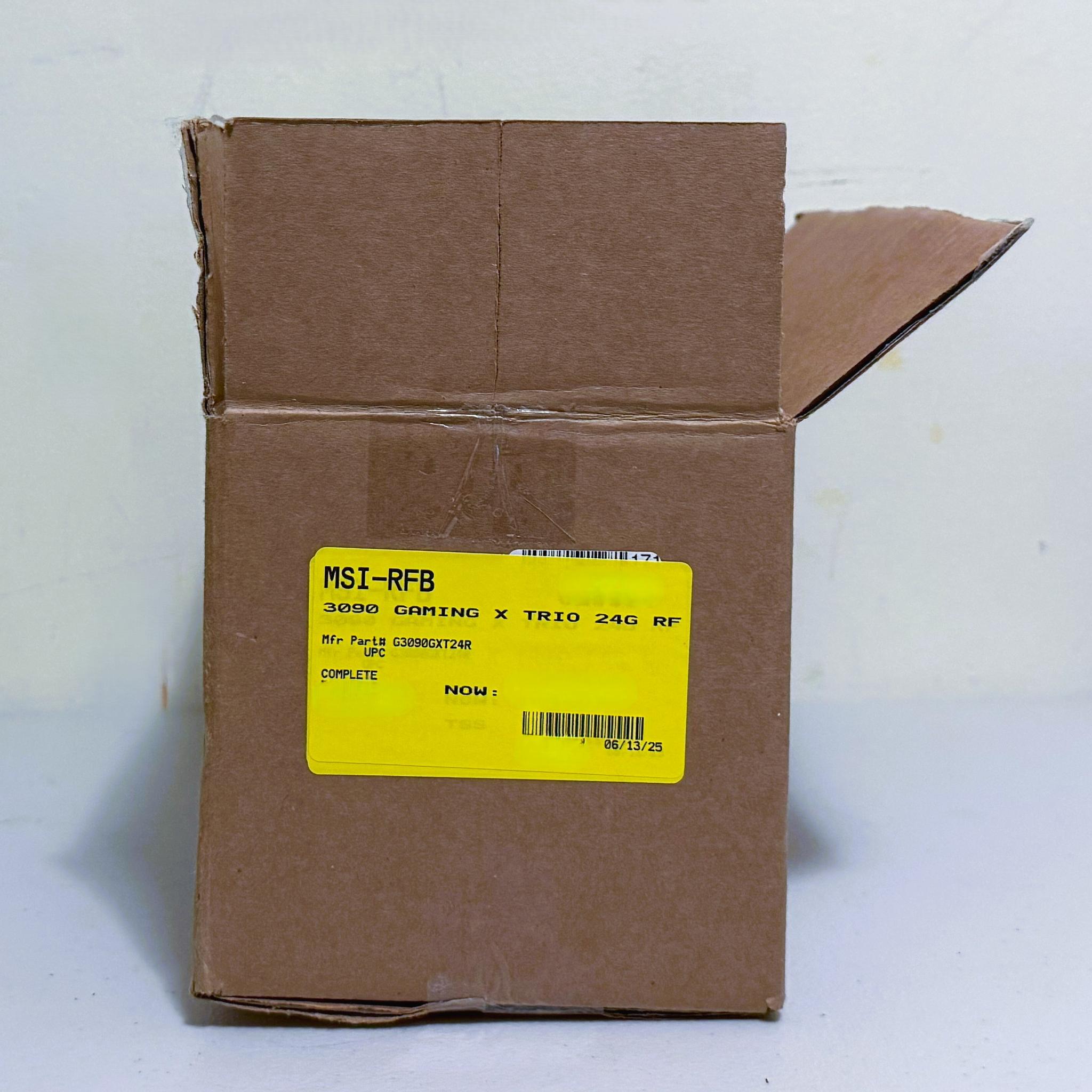 MSI GeForce RTX 3090 Gaming x Trio 24g NVIDIA GDRR6X GPU Microcenter Refurbished