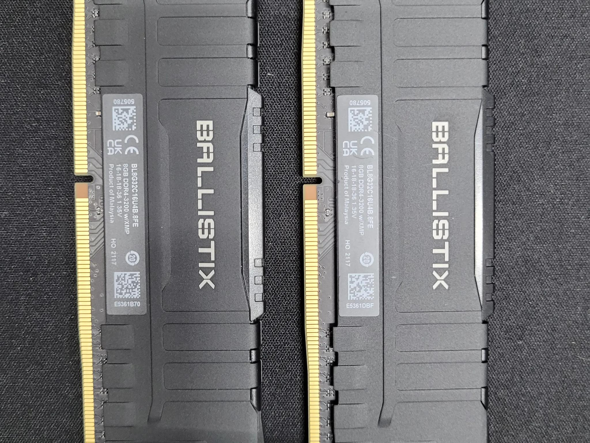 Crucial Ballistix 16gb DDR4