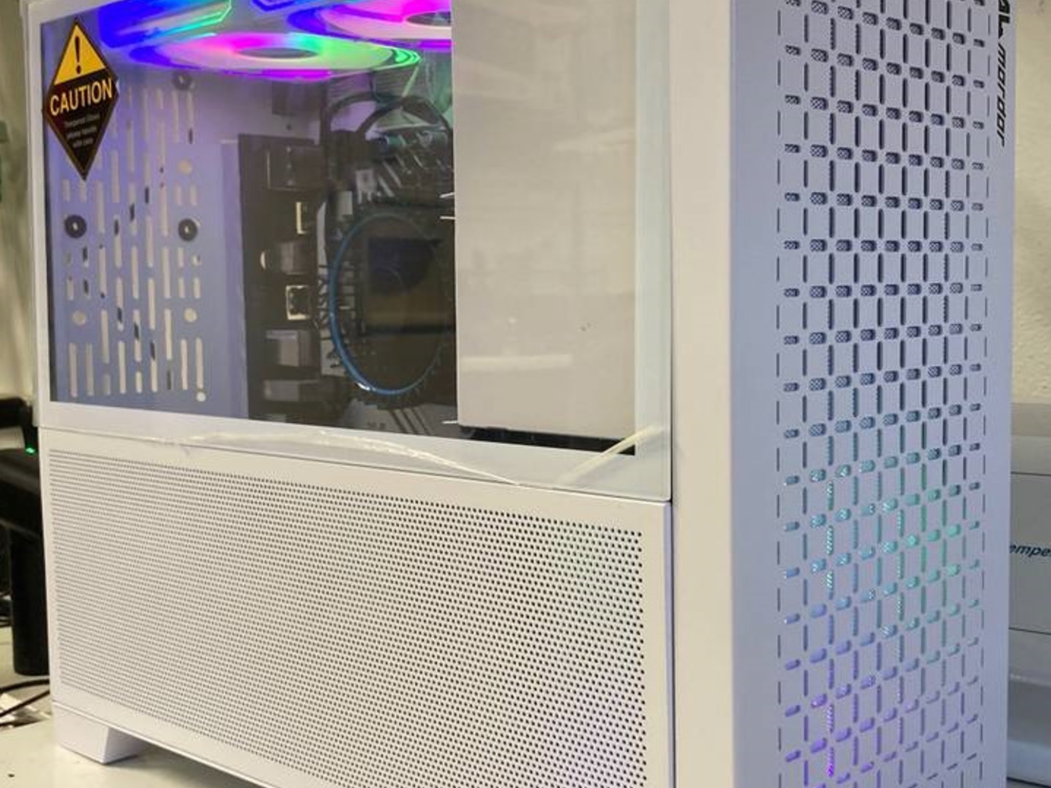 Budget MFF White Gaming PC (13100F, 6500XT, 16GB RAM)