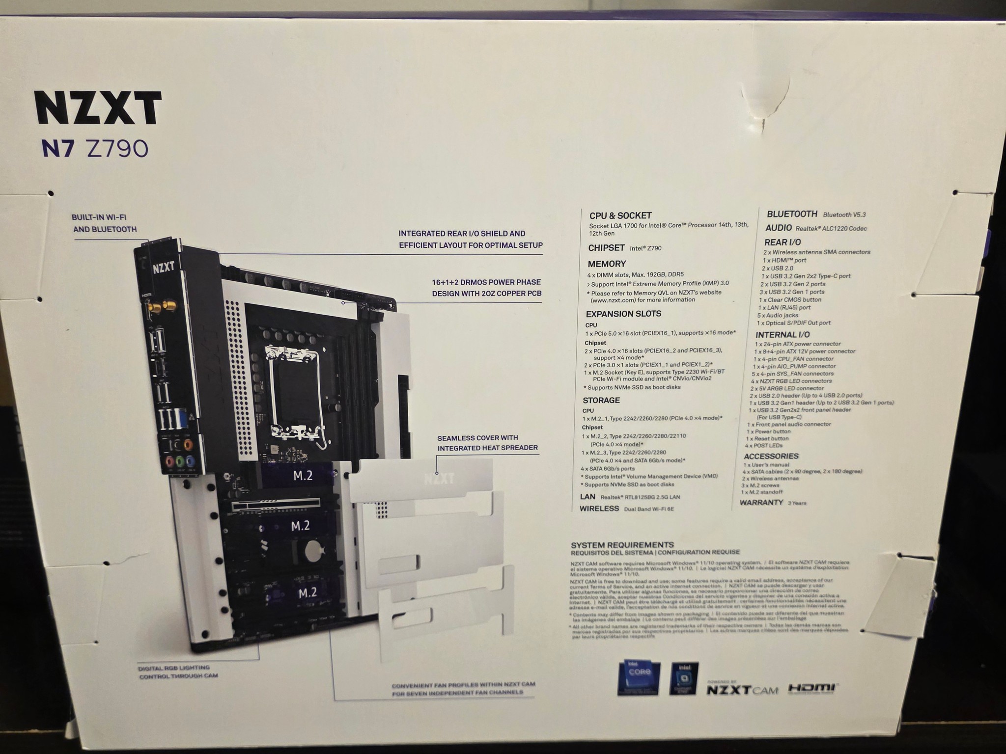 NZXT N7 Z790 White