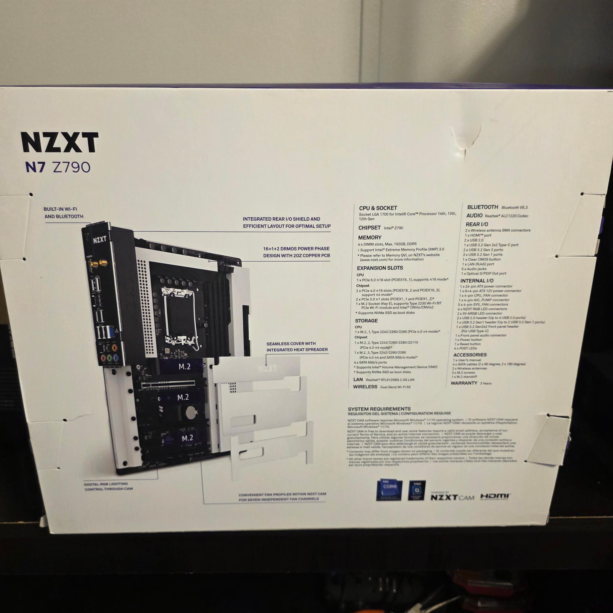 NZXT N7 Z790 White