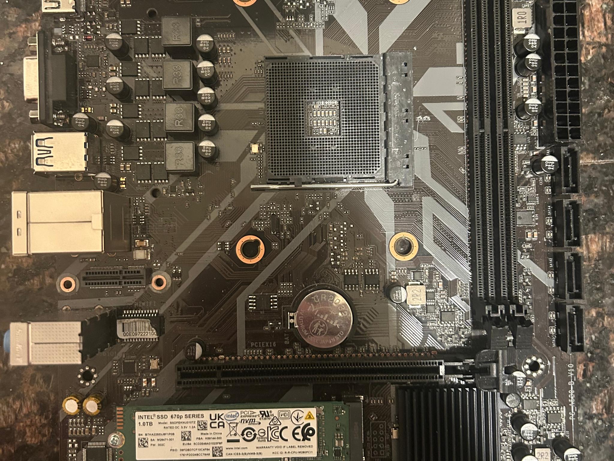 PS_A52-B_V10 motherboard with 1-TB SSD