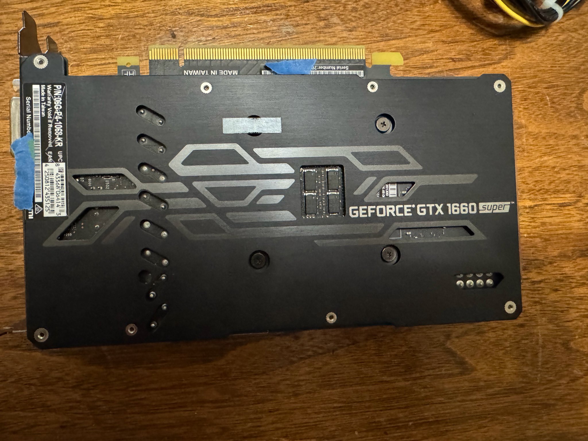 EVGA GTX 1660 Super w non-modular PSU