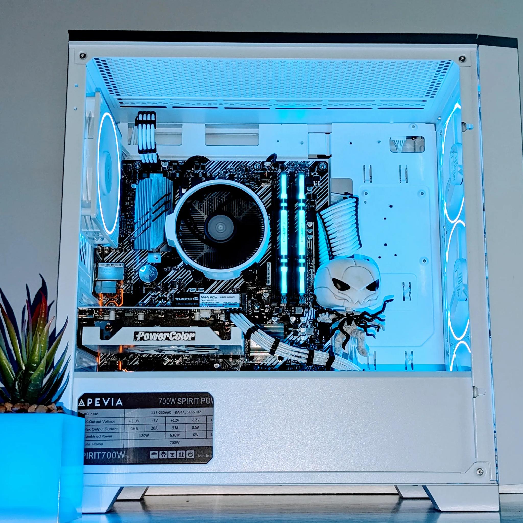 ⚪️⚫️🗯️“P0iSoN” (S:1/E:2)| Ryzen 5@4.3GHz| 6500XT 16GB DDR4(ARGB)| 1TB NVMe PCIE| Windows 11 Pro