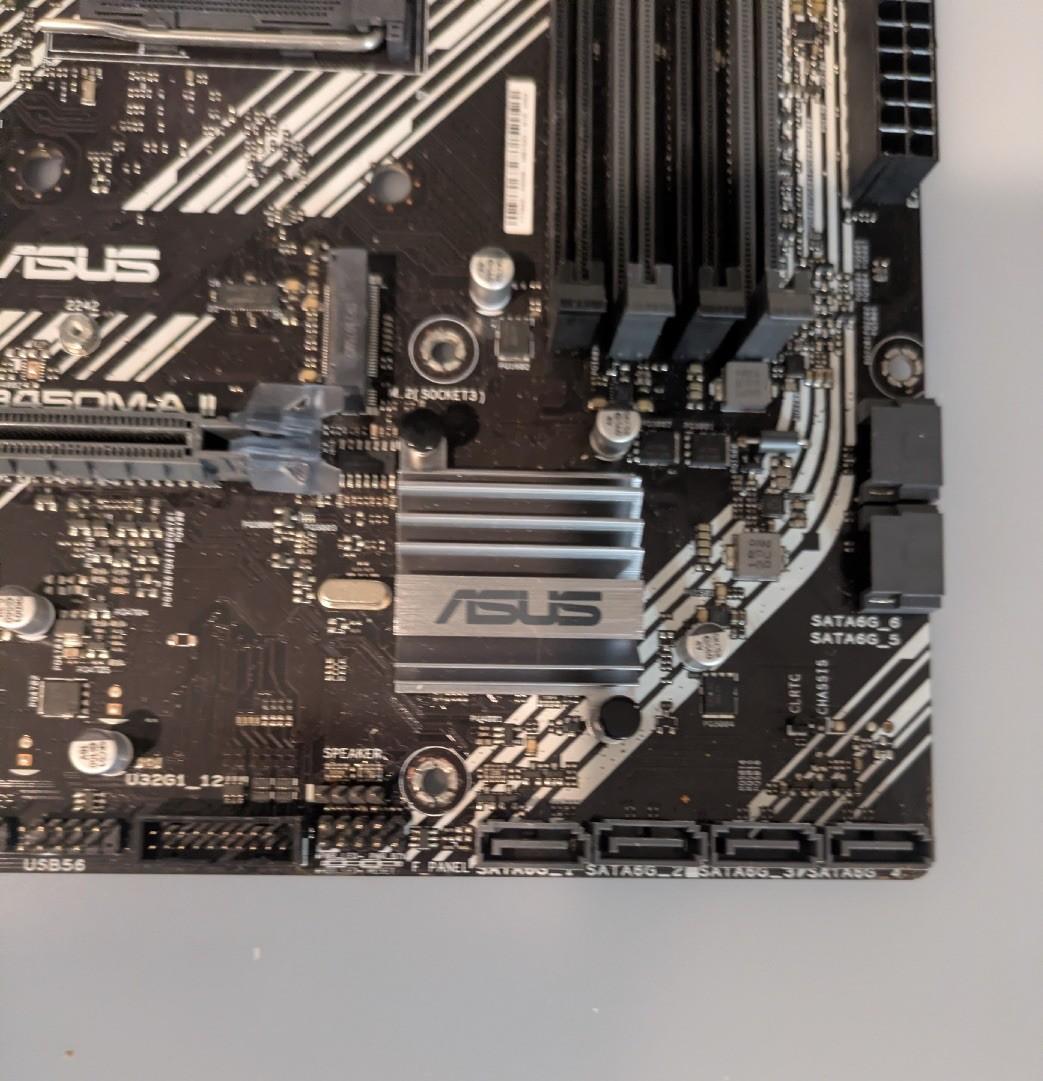 ASUS Prime B450M-A II R1.01 Micro ATX Motherboard (read!)