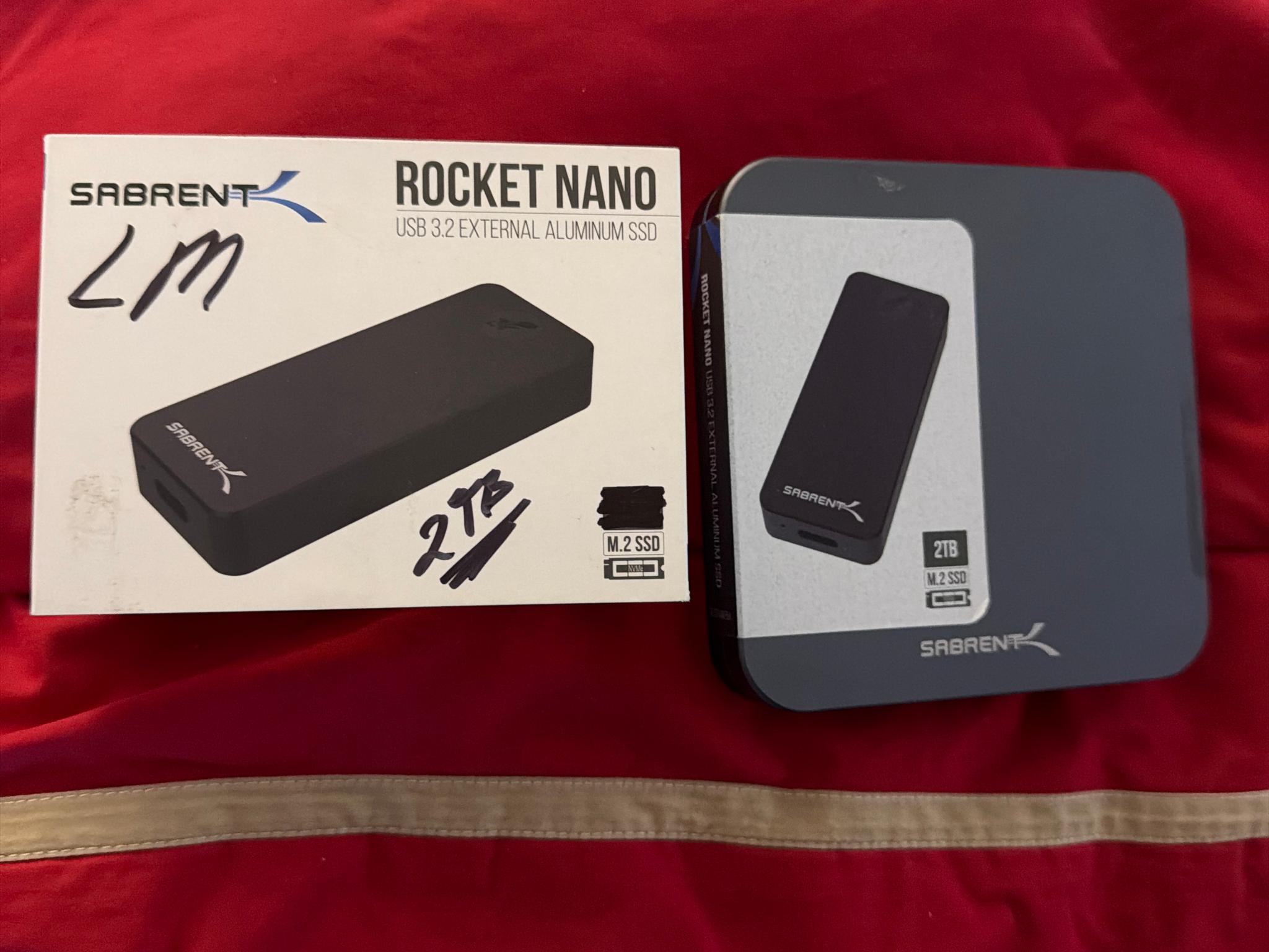 Sabrent Rocket Nano 2TB M.2 SSD External Drive