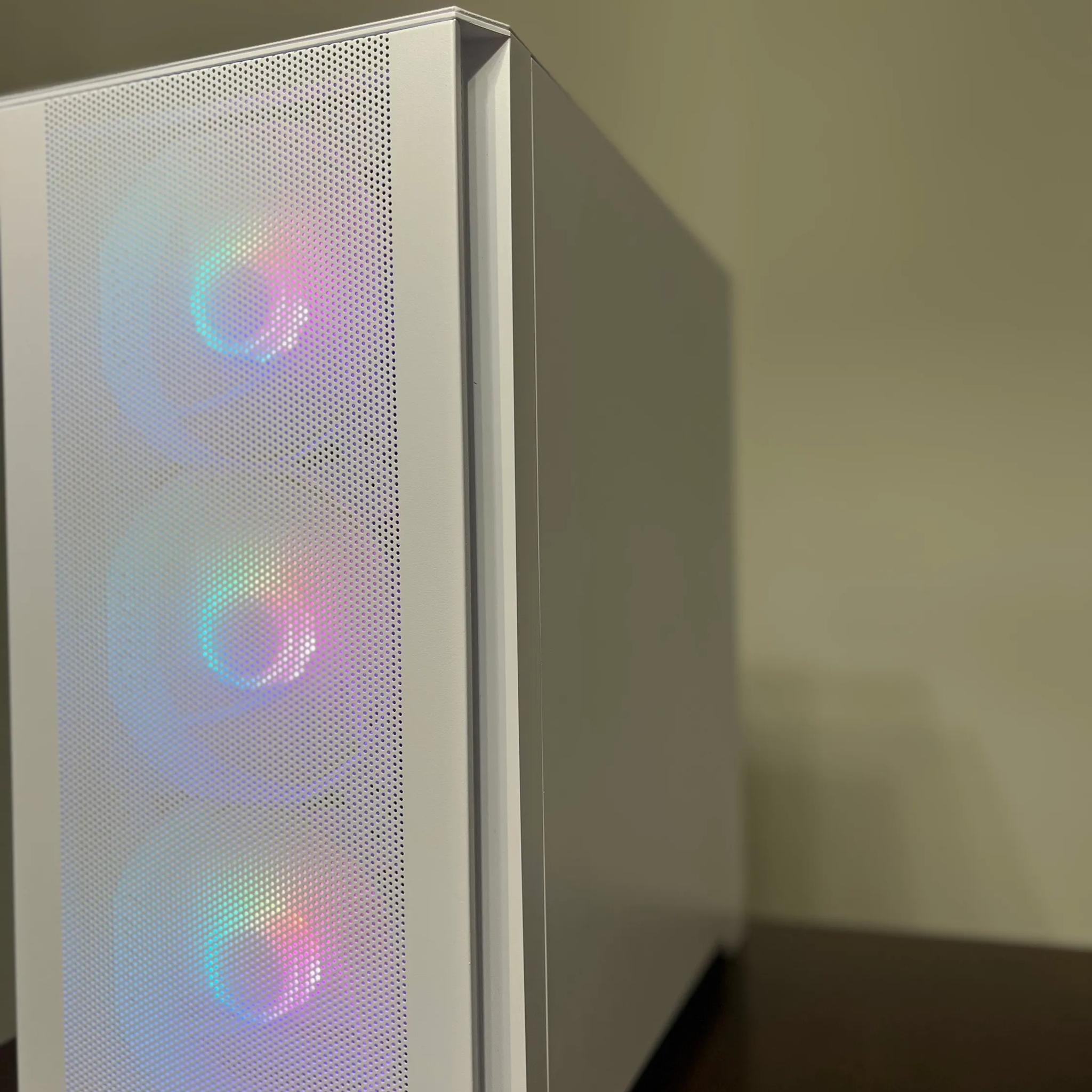⚪❄️ Ryzen 5 3600 | GTX 1060 6GB 🧊| 16GB Ram 🧊| 512GB Gen4 NVME ❄️Custom White PC ⚪