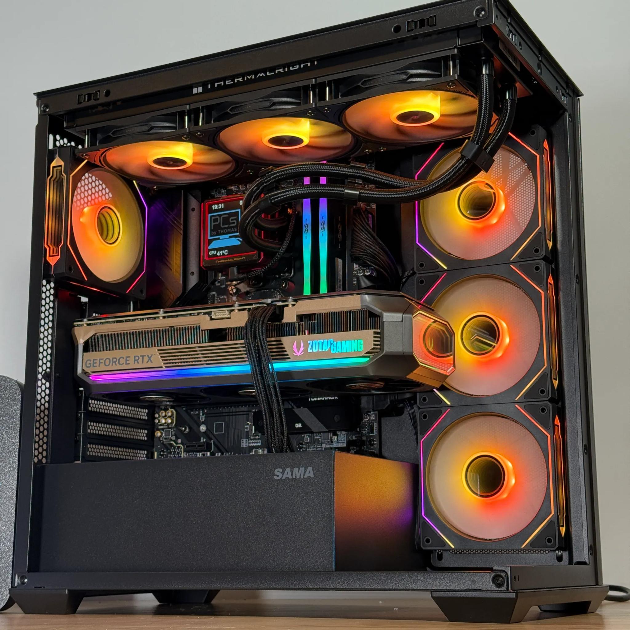 RTX 5090 Flagship Gaming PC 9800x3d 64gb DDR5 4TB NVME SSD